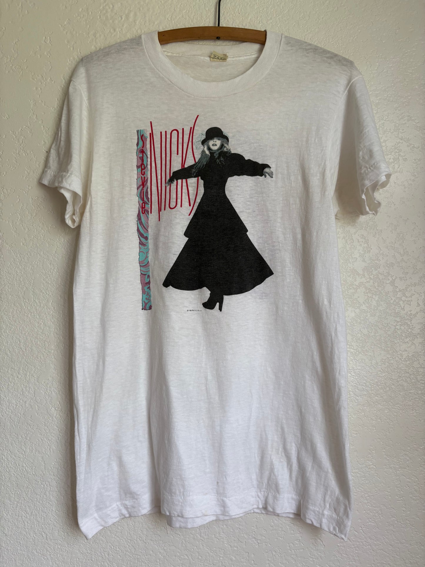 1980s Licensed Stevie Nicks Concert Tshirt Rock a Little
