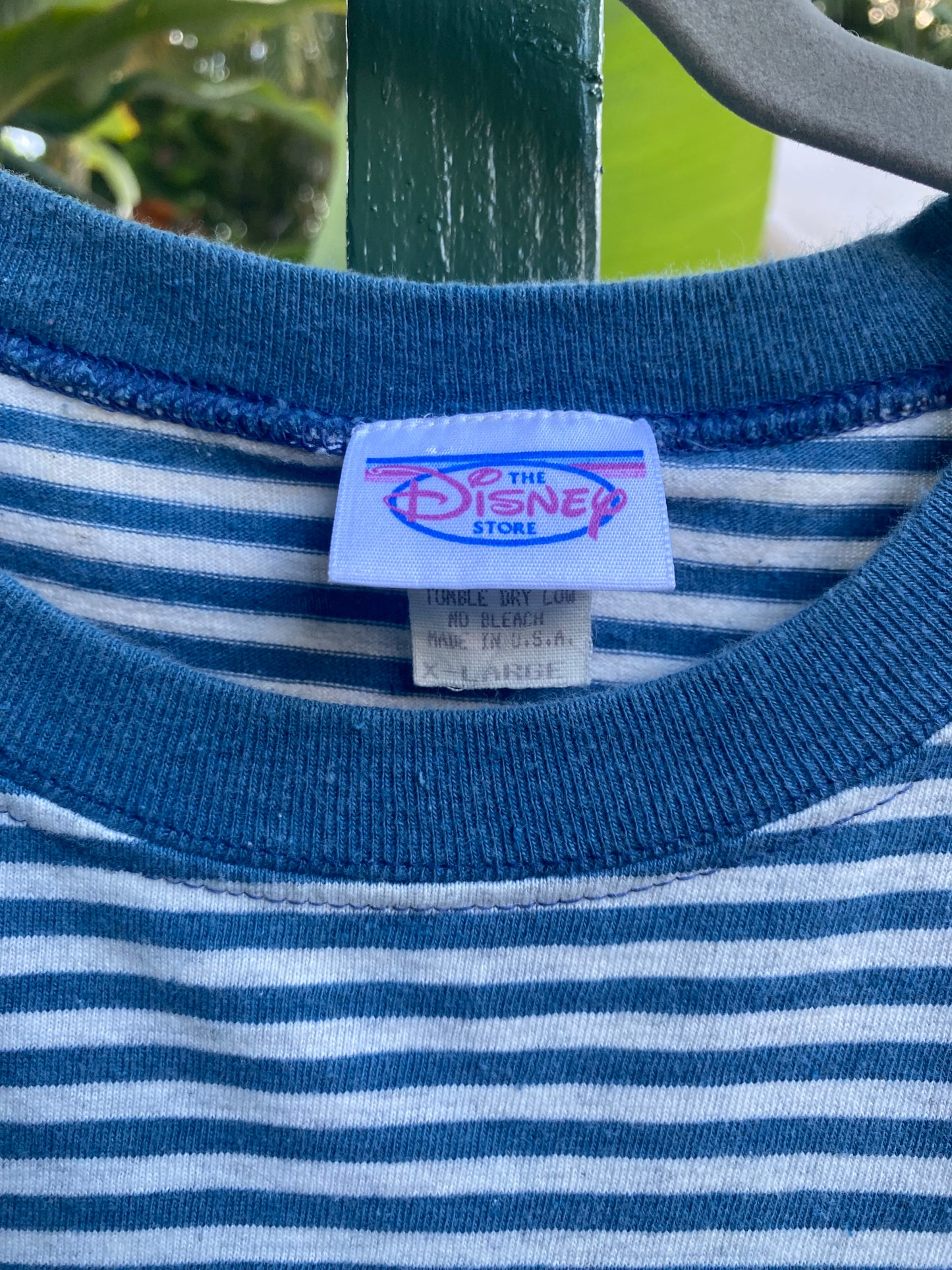 1990s Disney Mickey Mouse striped t shirt XL