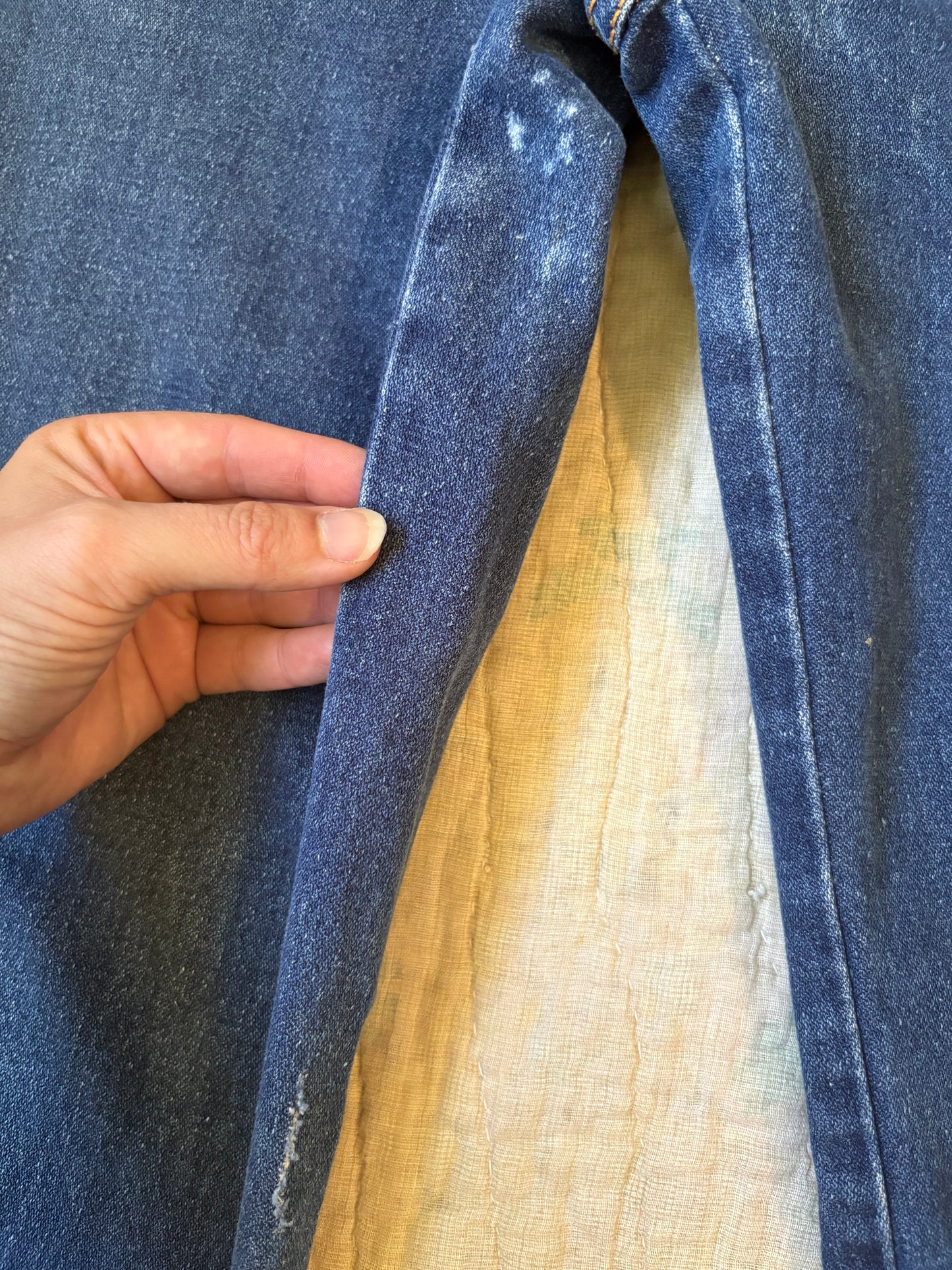 1980s Brittania high waist straight leg denim 26”