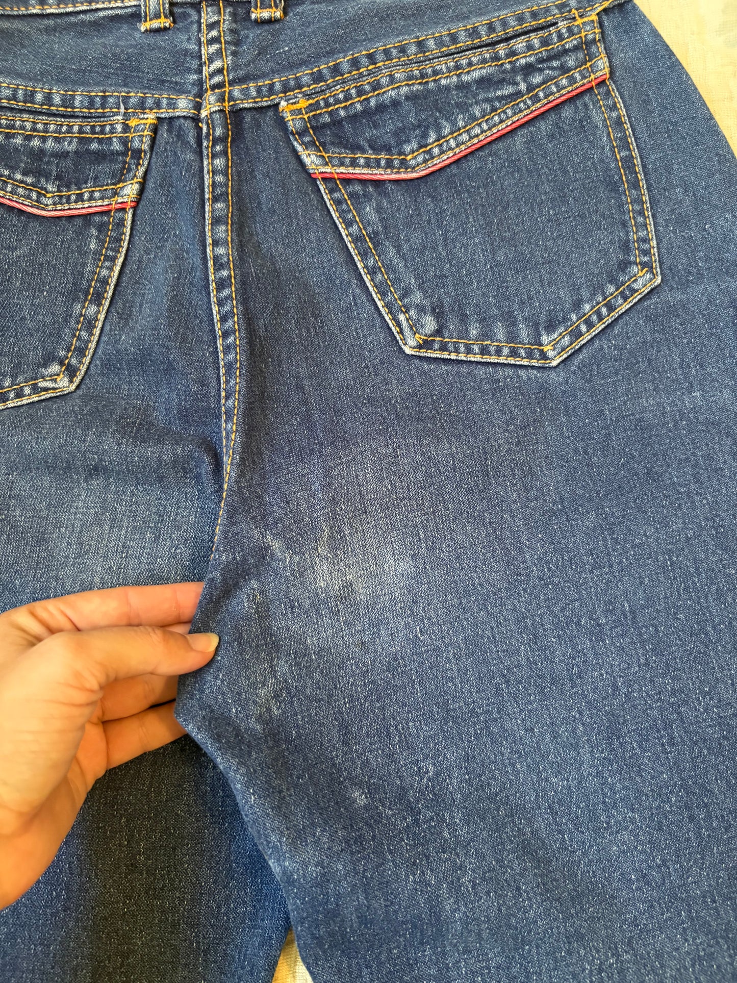 1980s Brittania high waist straight leg denim 26”