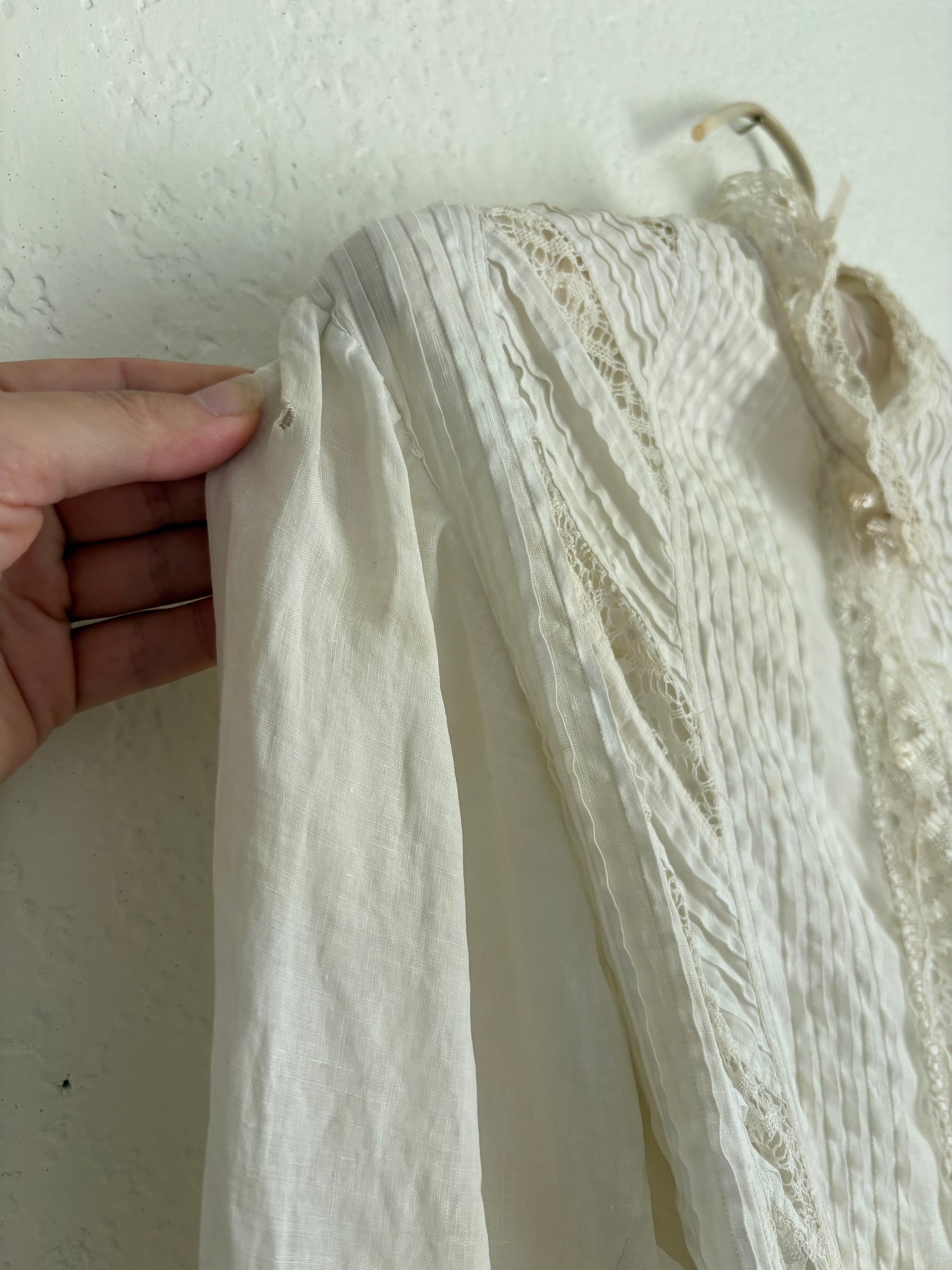 Early 1900s Edwardian Lawn cotton day dress XS/S