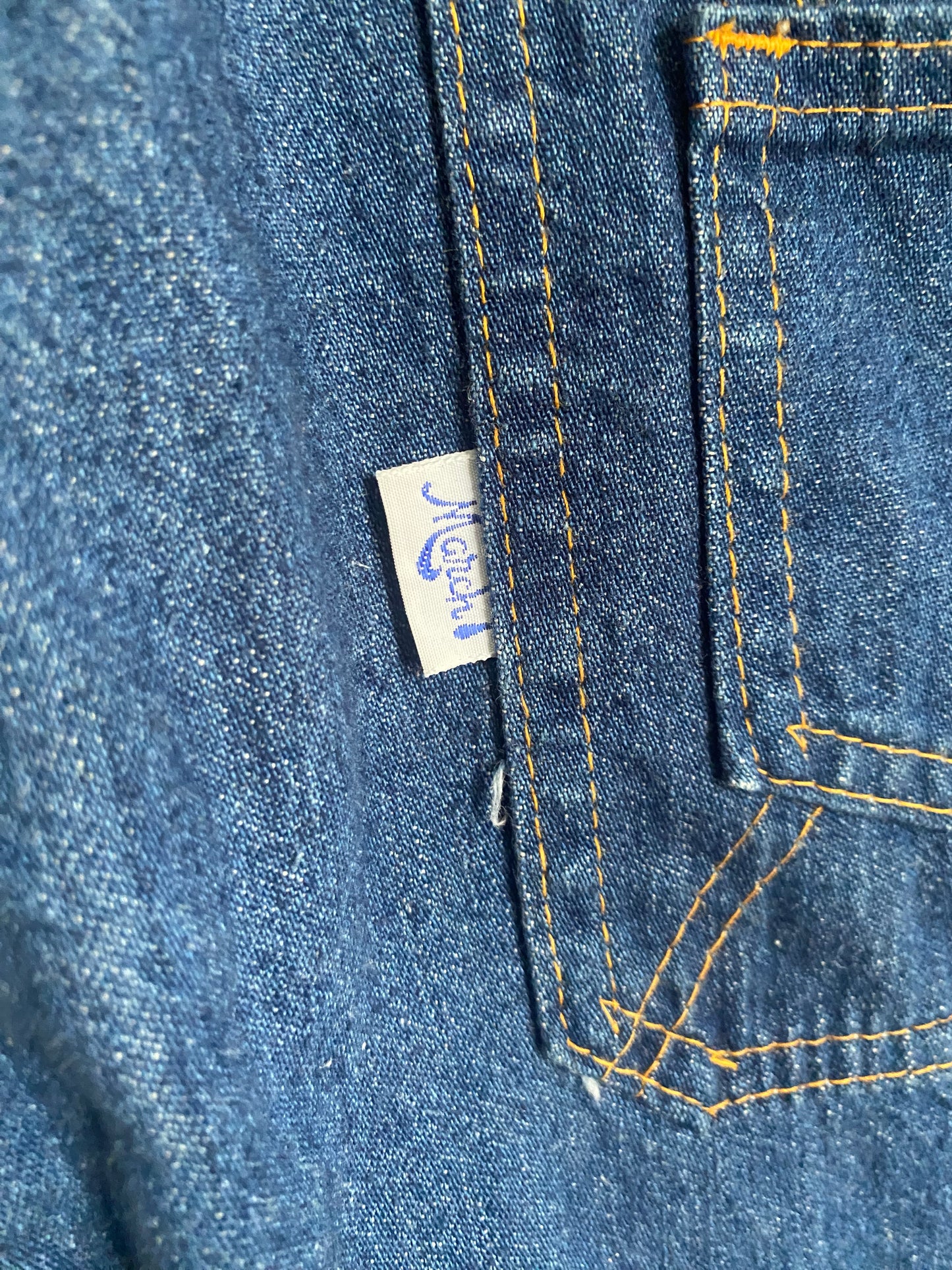 1970s March 1 high waist straight leg denim jeans 29x32