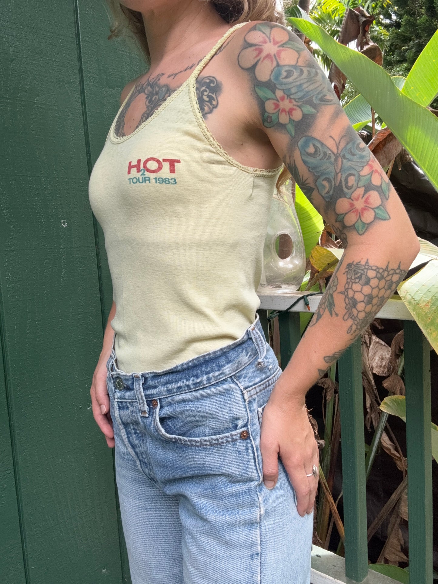 1980s Hall and Oates Concert Tank top 1983 H2O Tour Small Medium