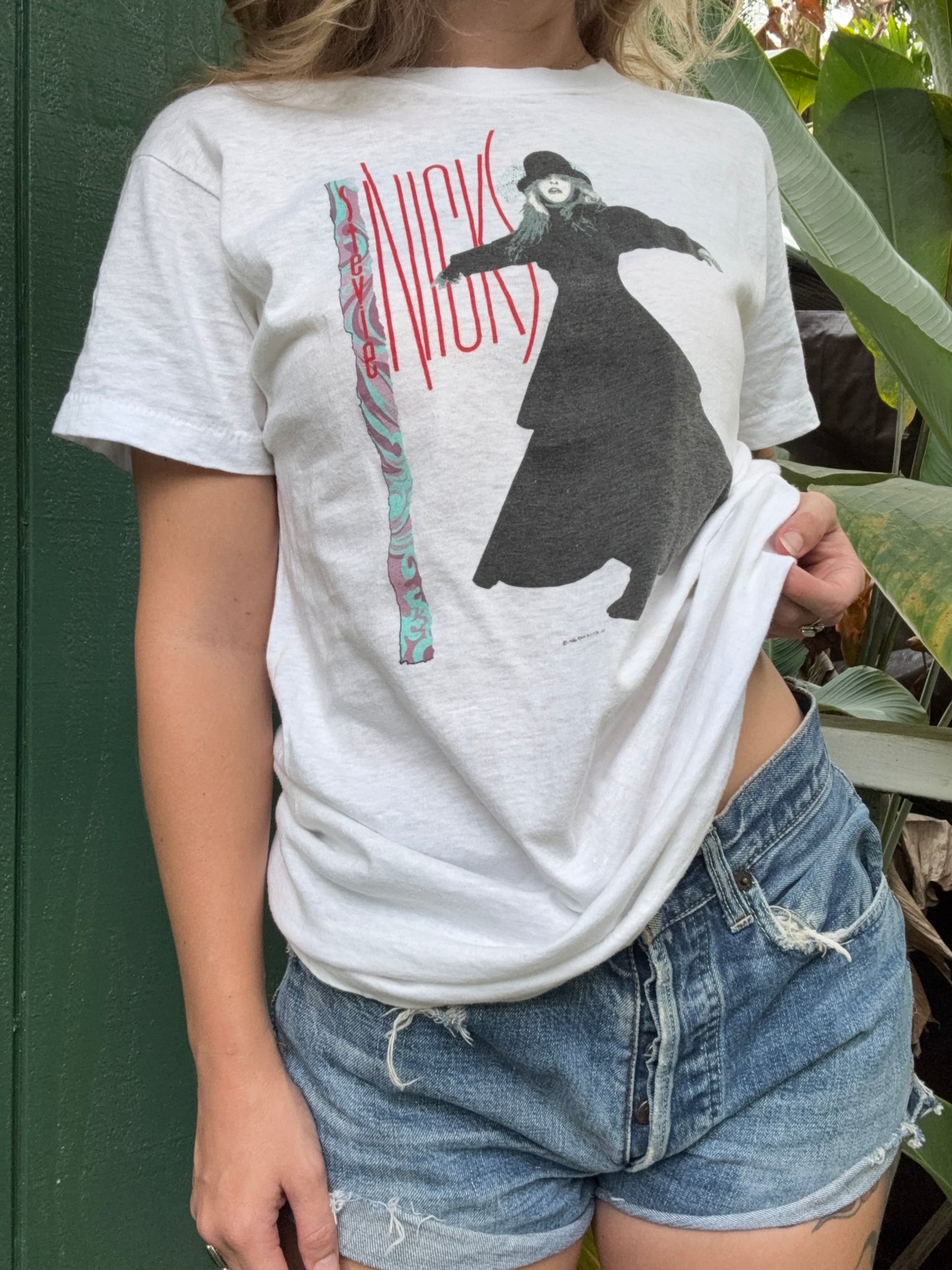 1980s Licensed Stevie Nicks Concert Tshirt Rock a Little