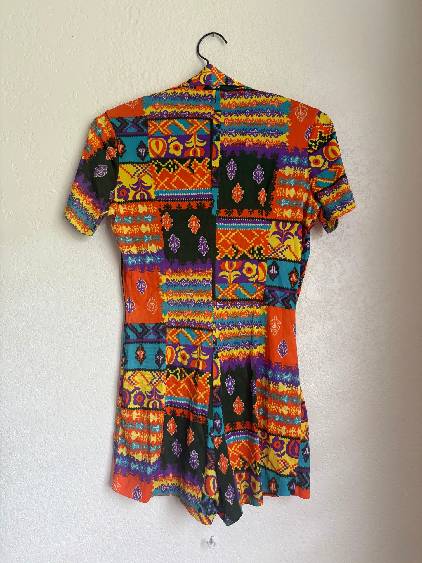 1970s Abstract pattern Romper XS/S
