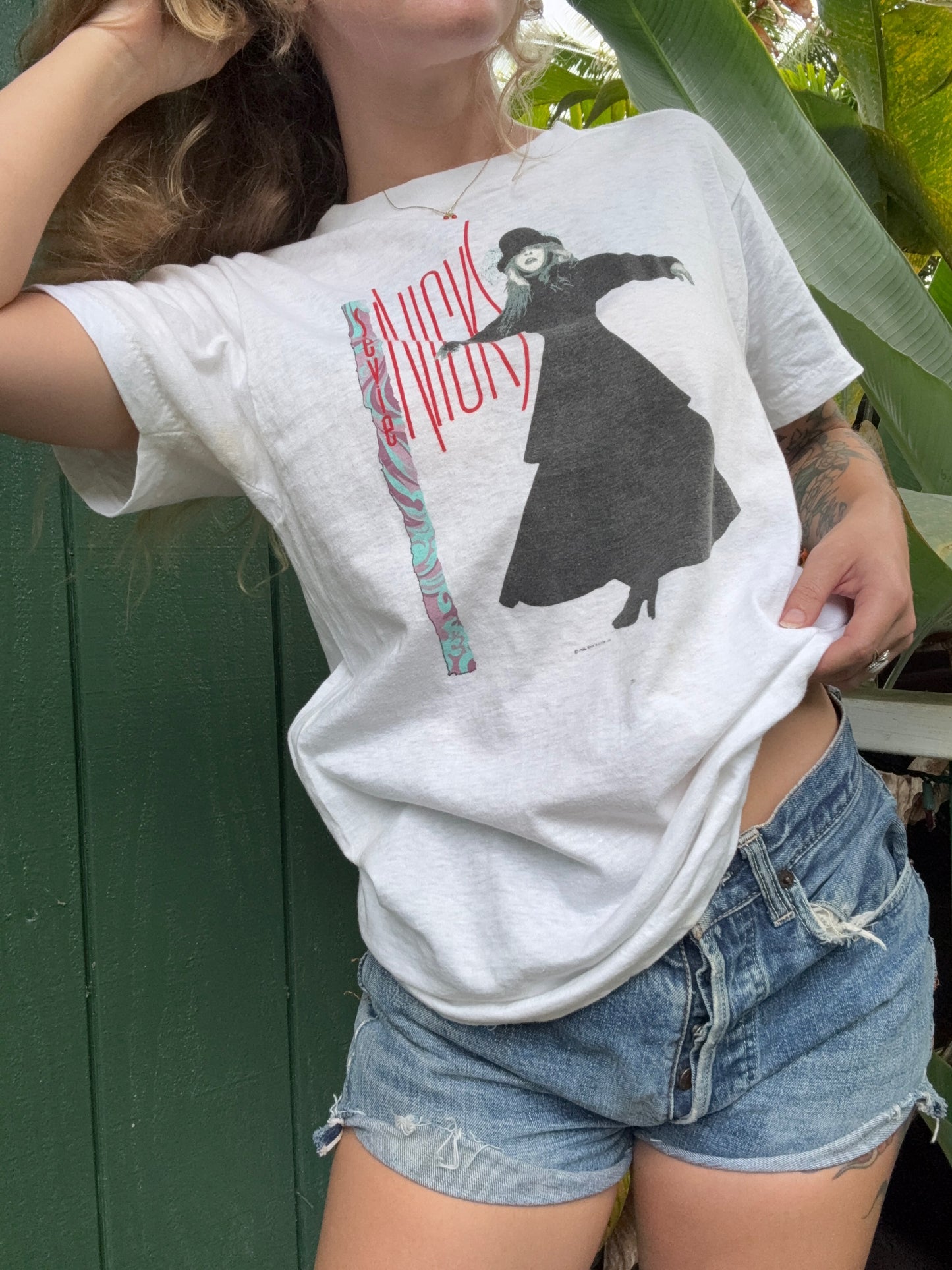 1980s Licensed Stevie Nicks Concert Tshirt Rock a Little