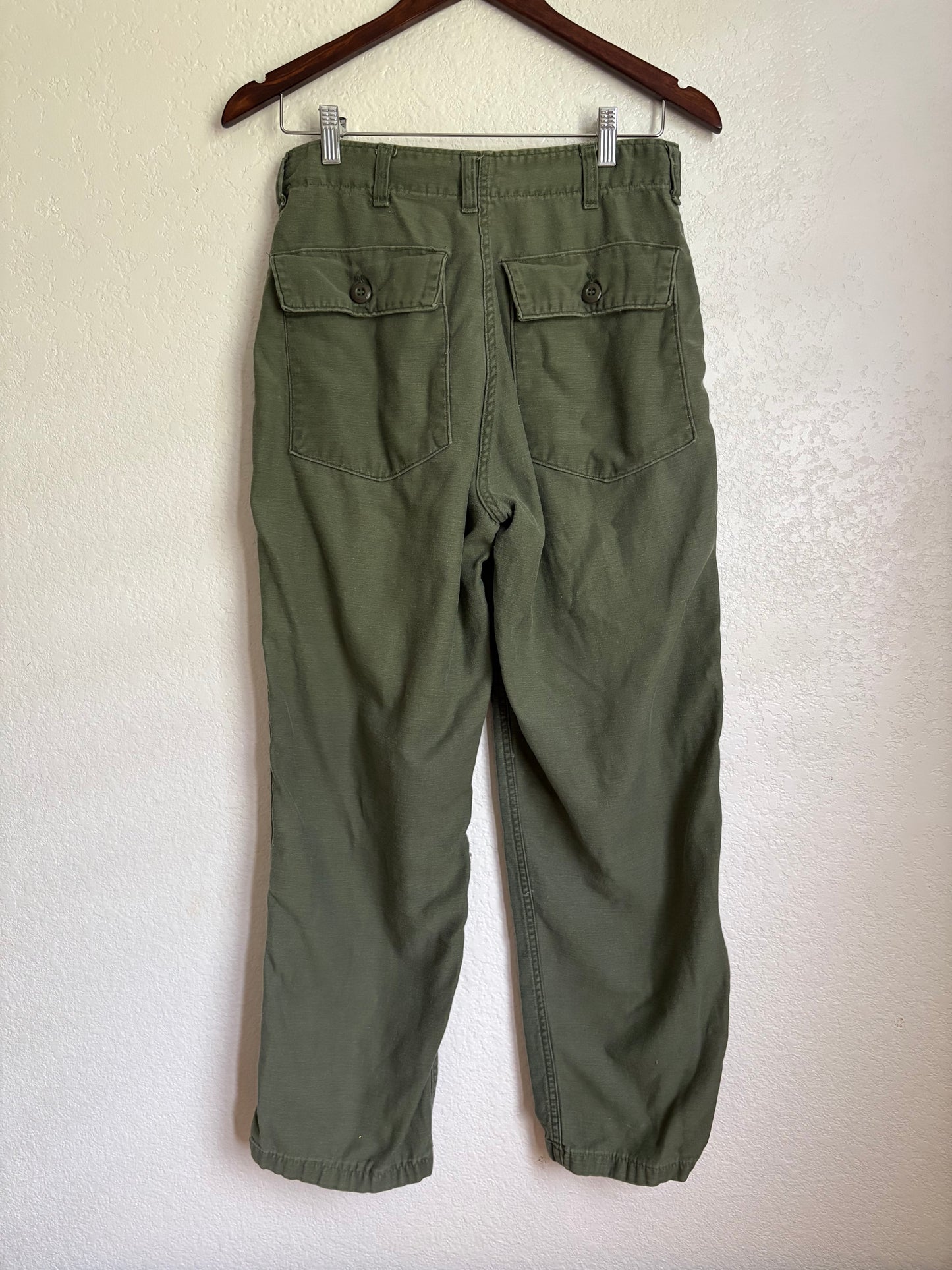 1970s Vietnam era Military Og 107 trousers 29x28
