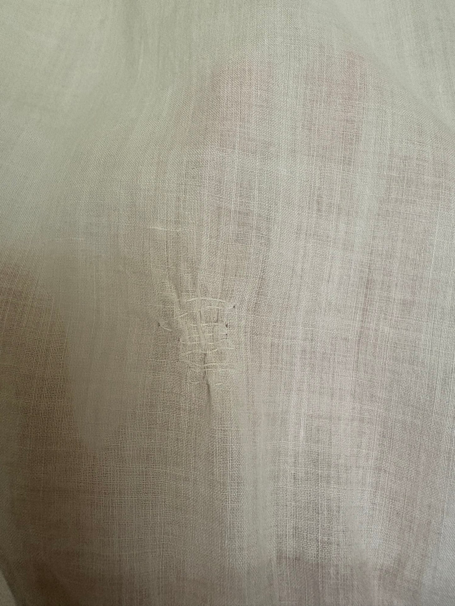 Antique Victorian 19th Century Corset Cover sleeveless top XS S