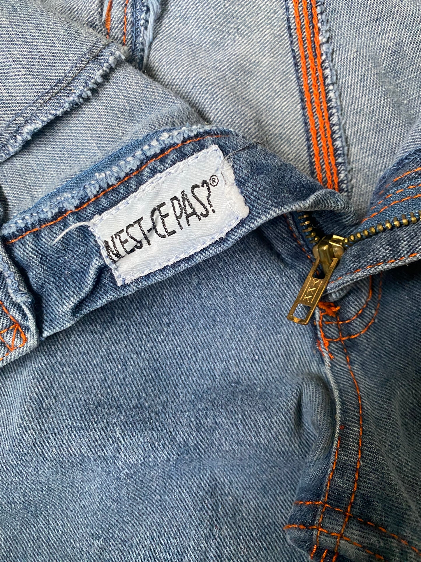 1980s N’est-Ce Pas? Straight leg denim 25 x 36