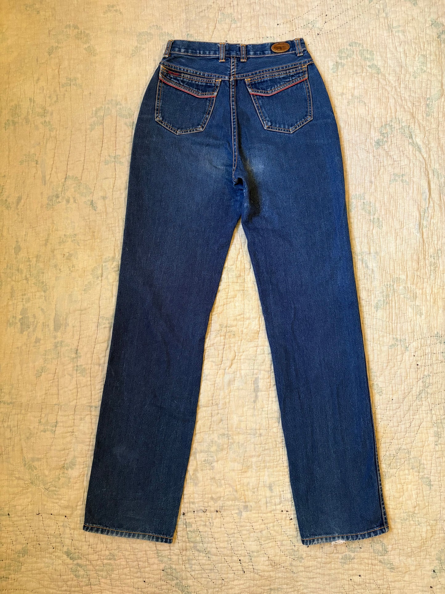 1980s Brittania high waist straight leg denim 26”
