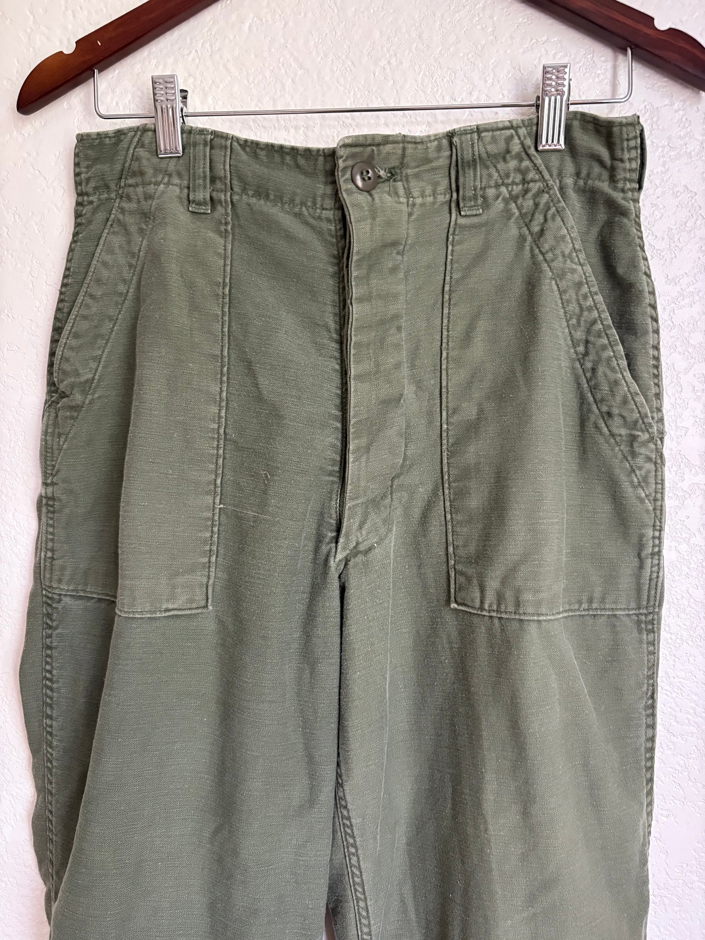 1970s Vietnam era Military Og 107 trousers 29x28