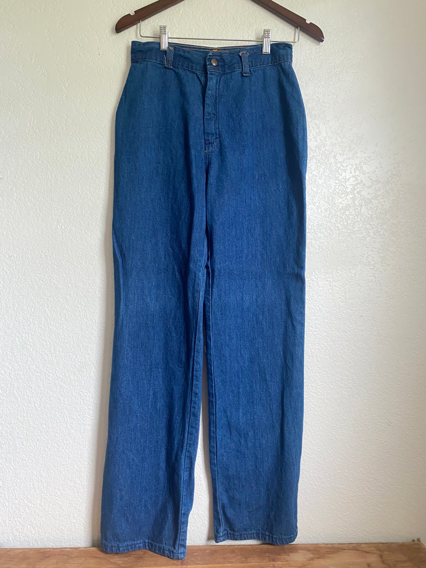 1970s March 1 high waist straight leg denim jeans 29x32