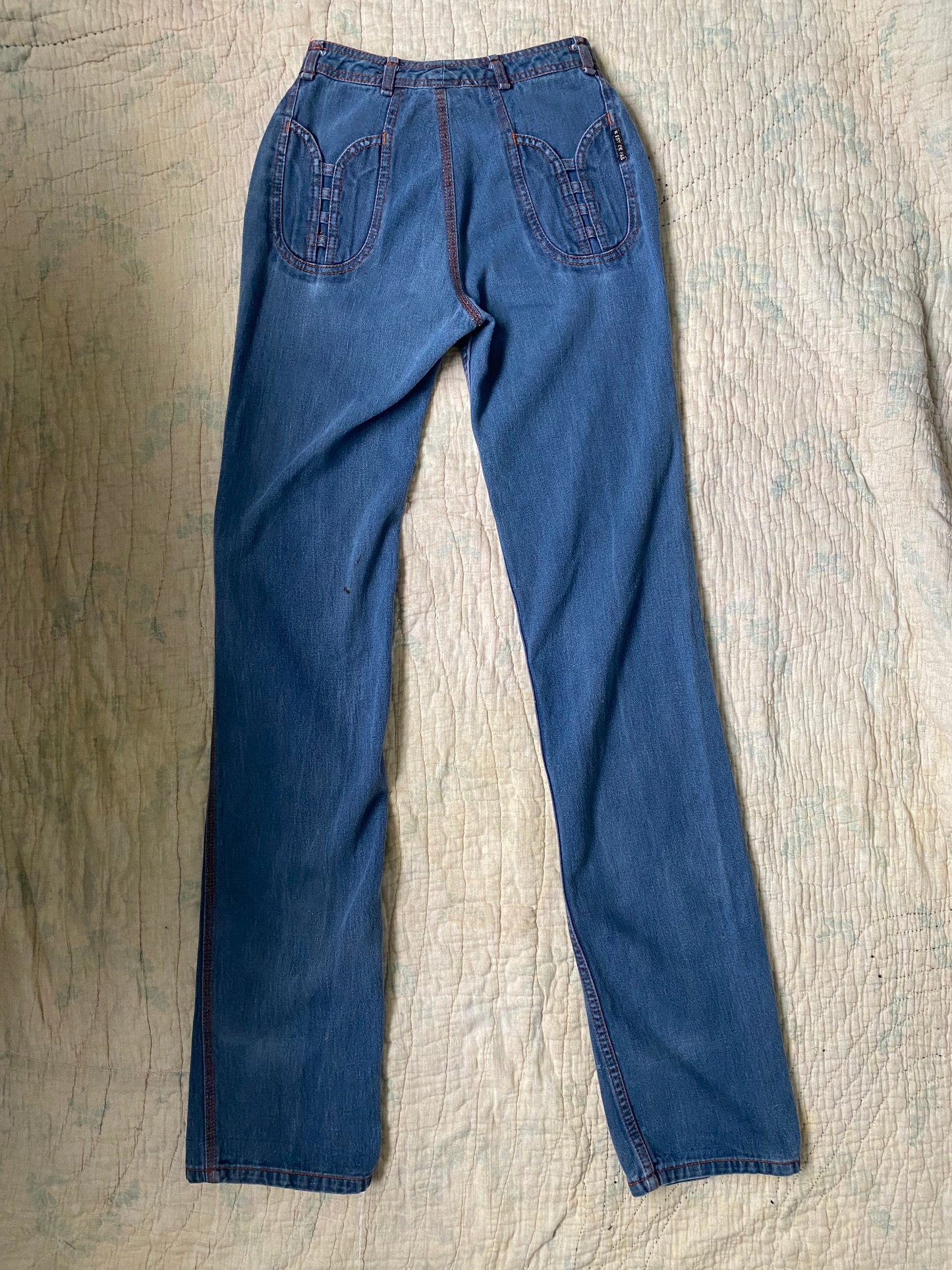 1980s N’est-Ce Pas? Straight leg denim 25 x 36