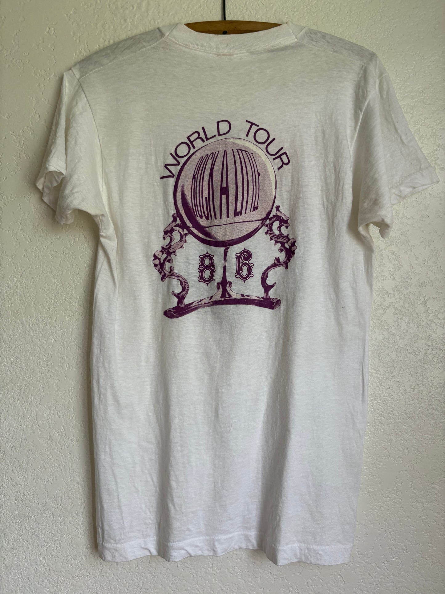 1980s Licensed Stevie Nicks Concert Tshirt Rock a Little