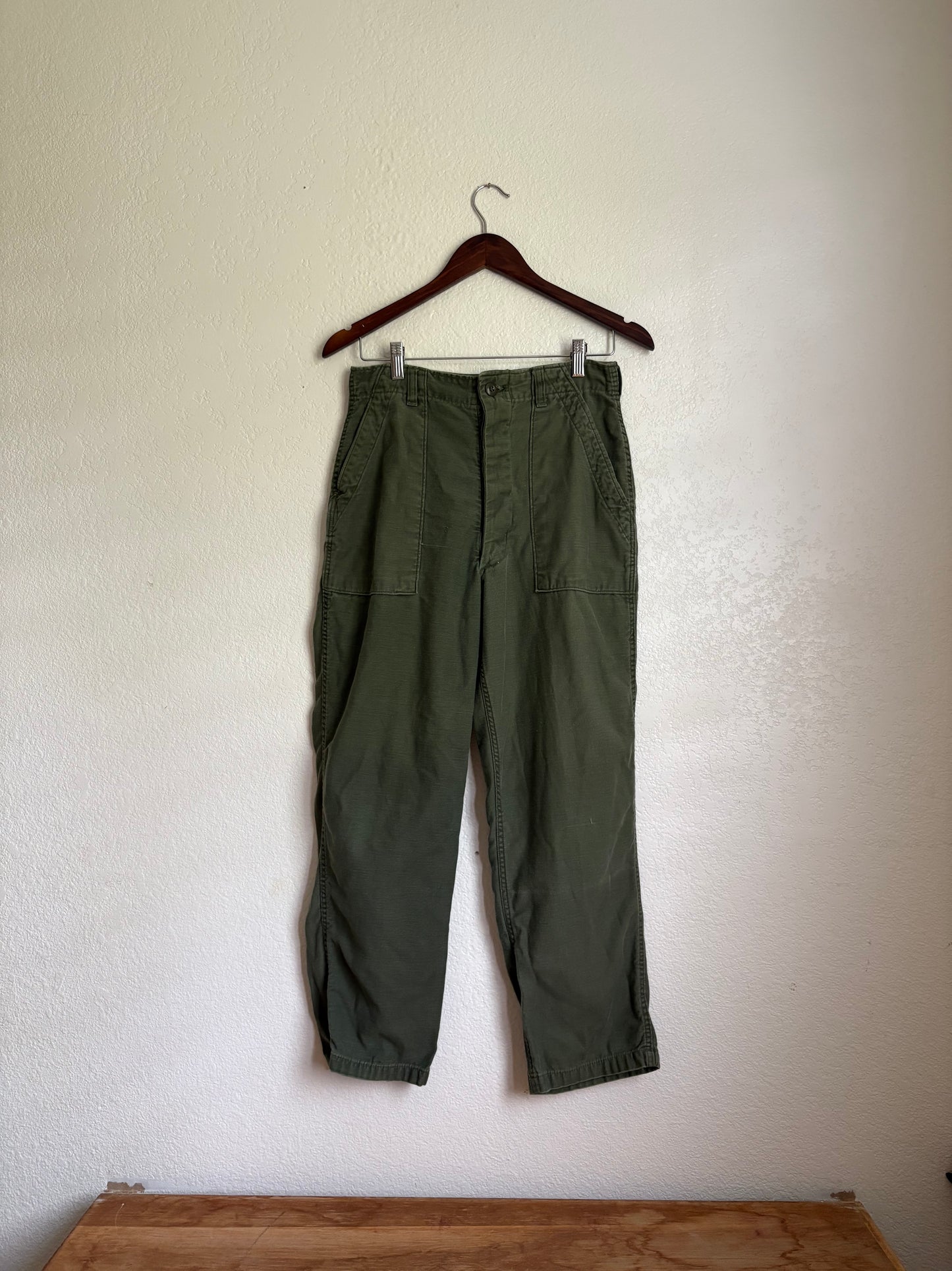 1970s Vietnam era Military Og 107 trousers 29x28