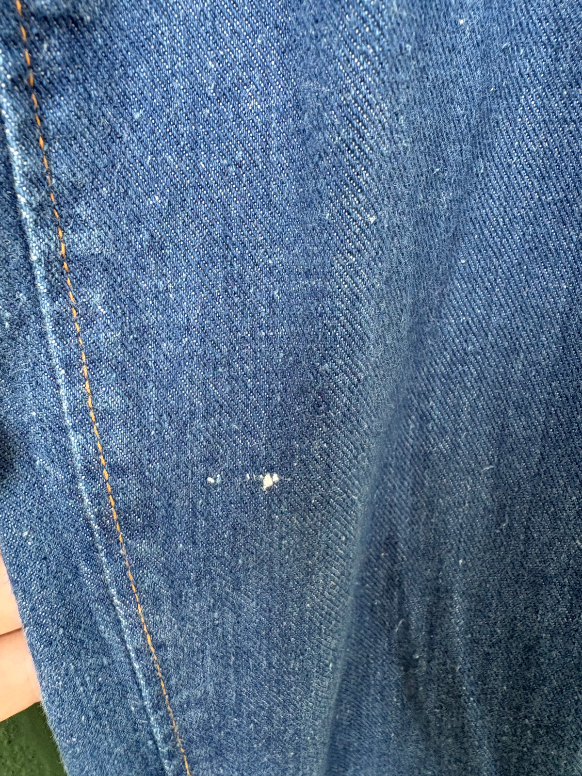 1970s Studded and Multi Patch Landlubber Denim Jumpsuit 25โ w
