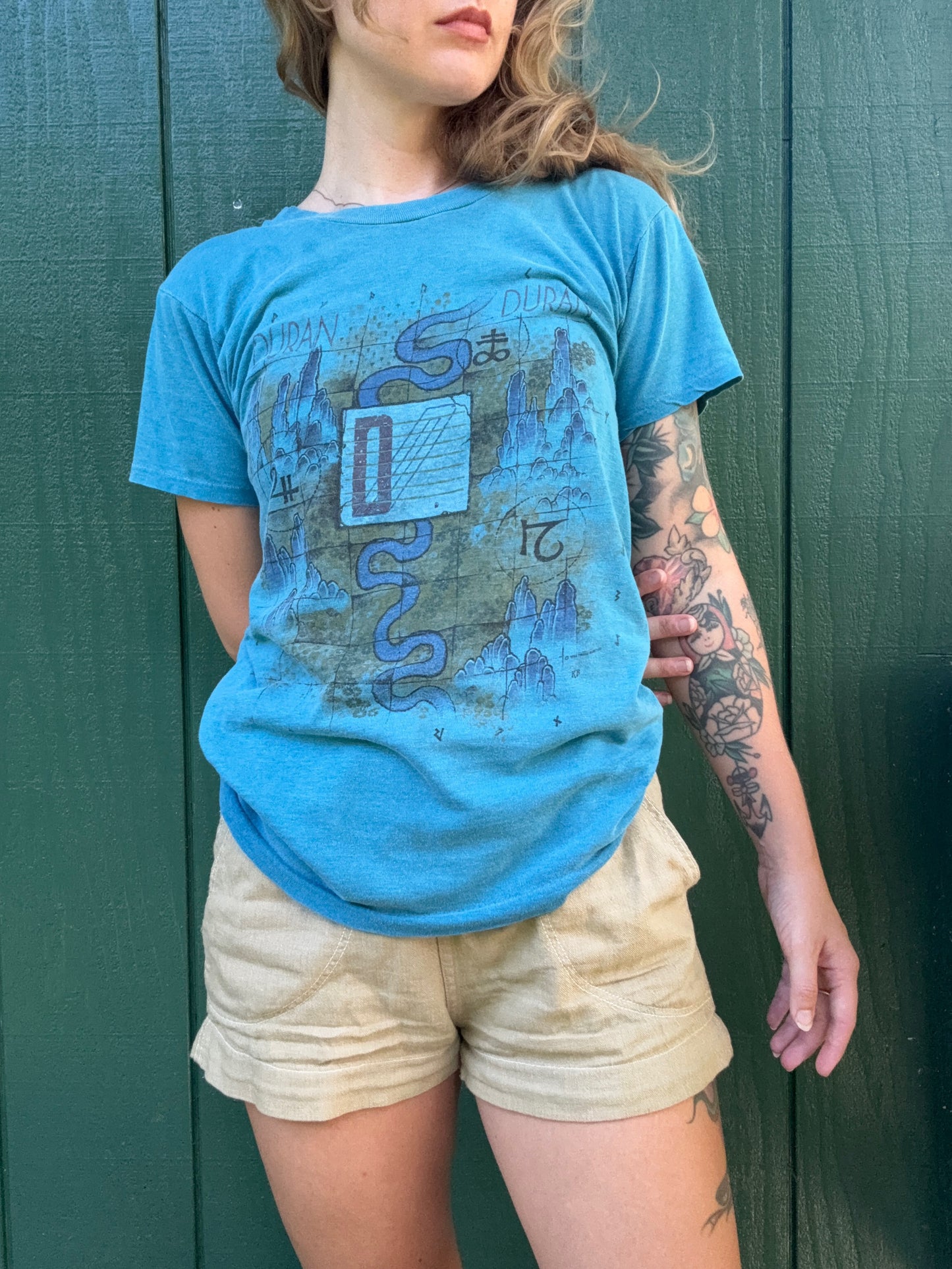 1980s Duran Duran 1984 Concert Tshirt Small