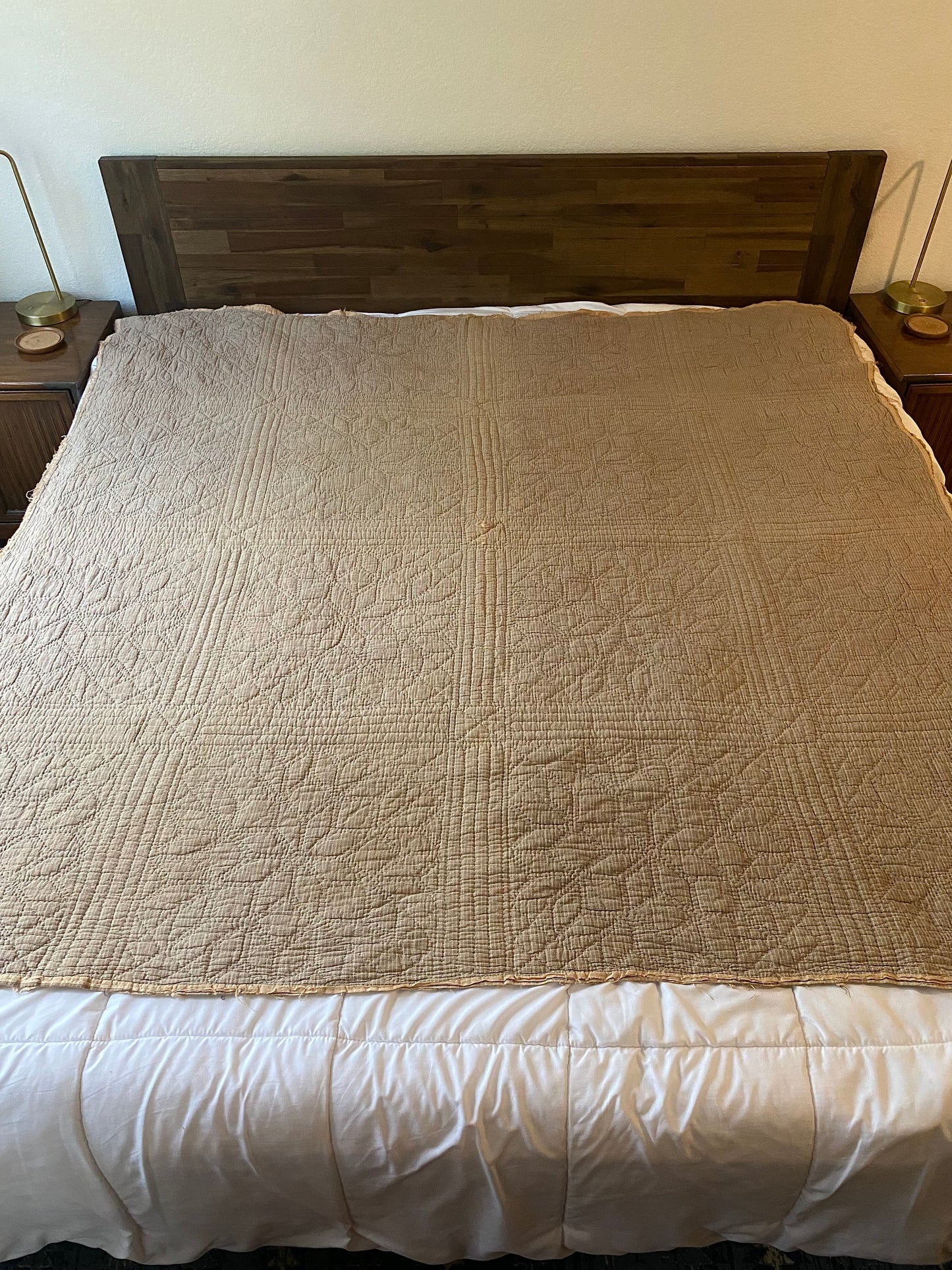 Antique 1910 Broken Star Quilt