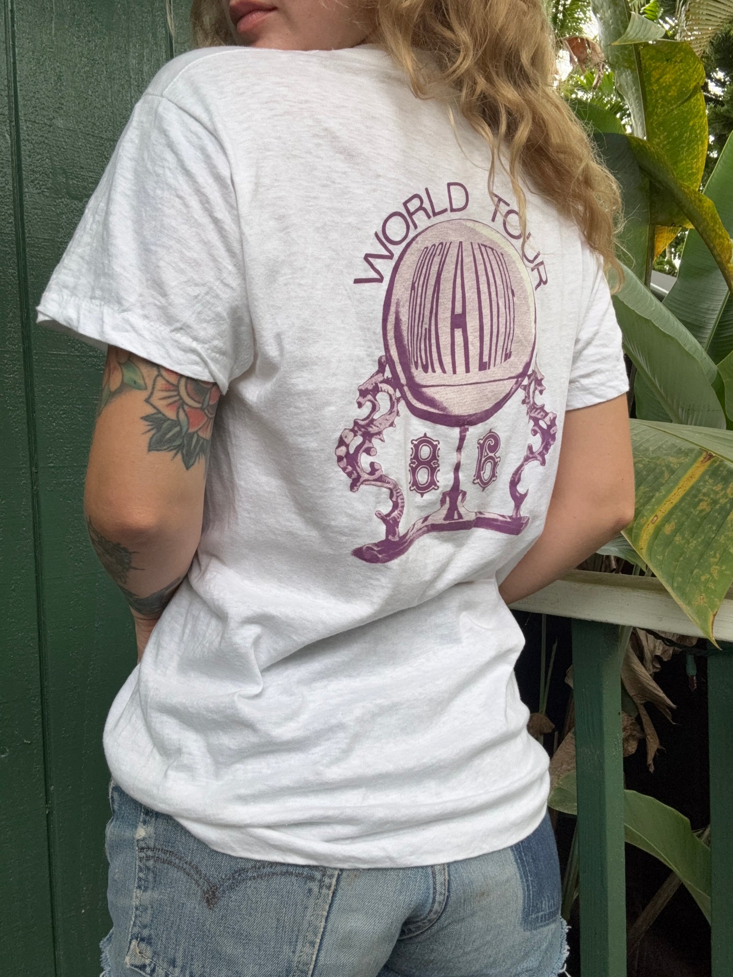1980s Licensed Stevie Nicks Concert Tshirt Rock a Little
