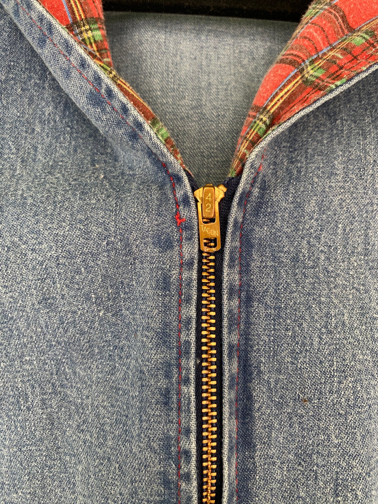1970s Hooded Denim Jumpsuit