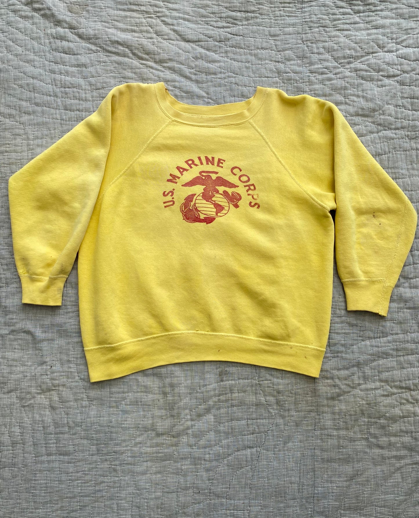 1960s Stenciled USMC Sweatshirt
