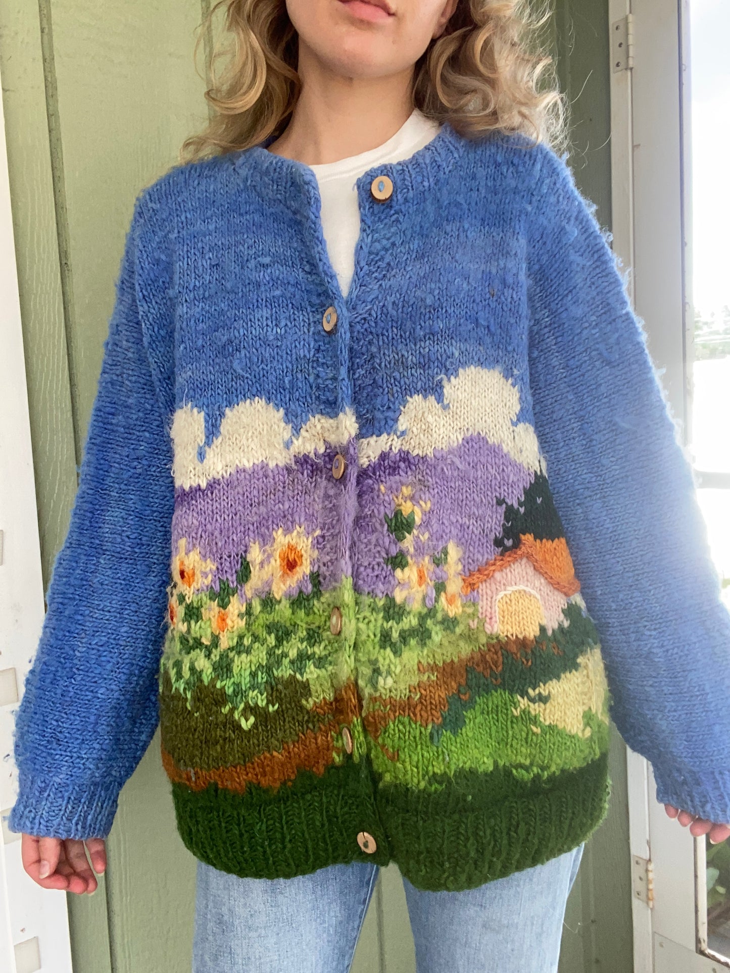Violeta Chilean Cardigan Sweater
