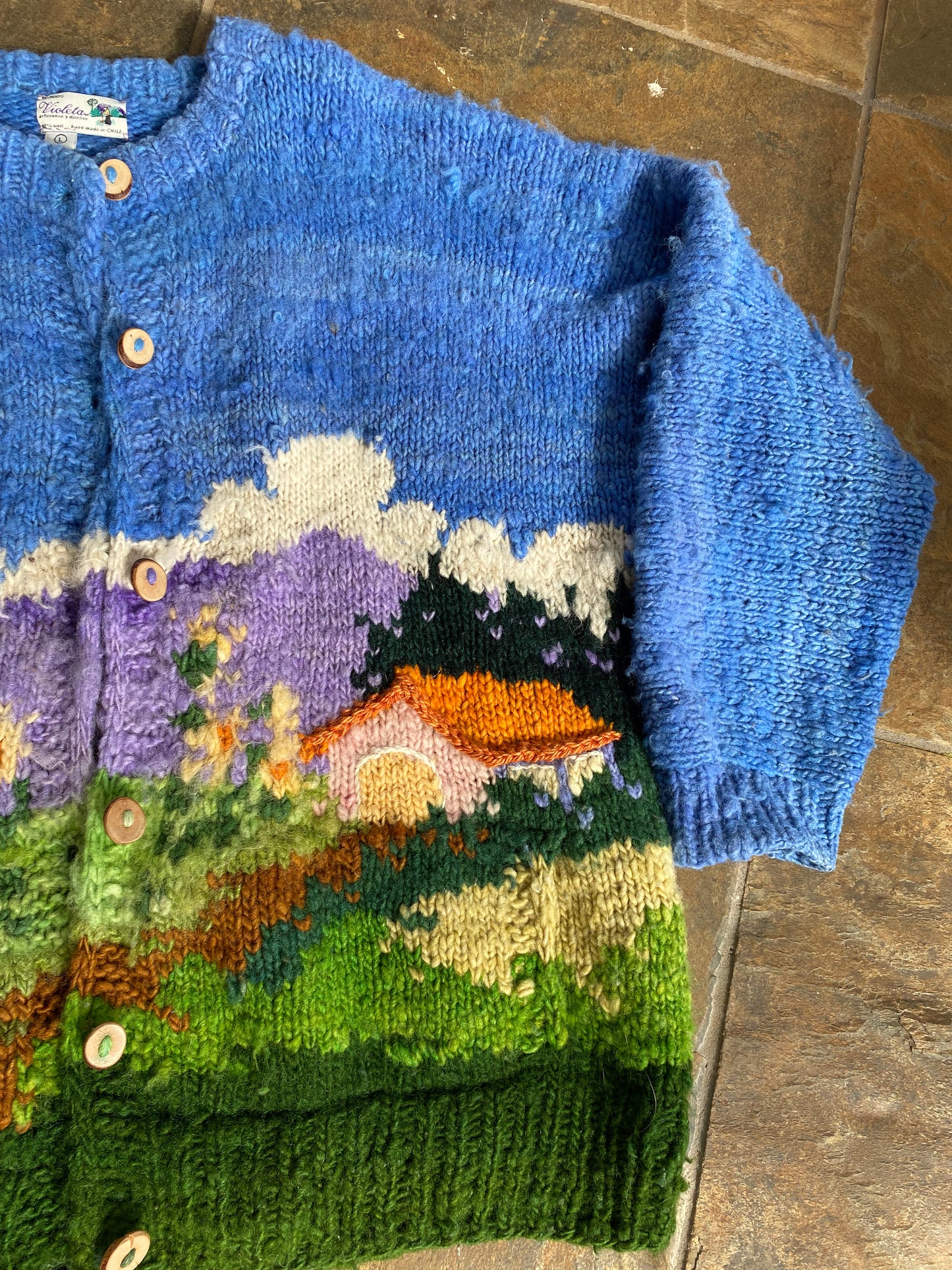Violeta Chilean Cardigan Sweater