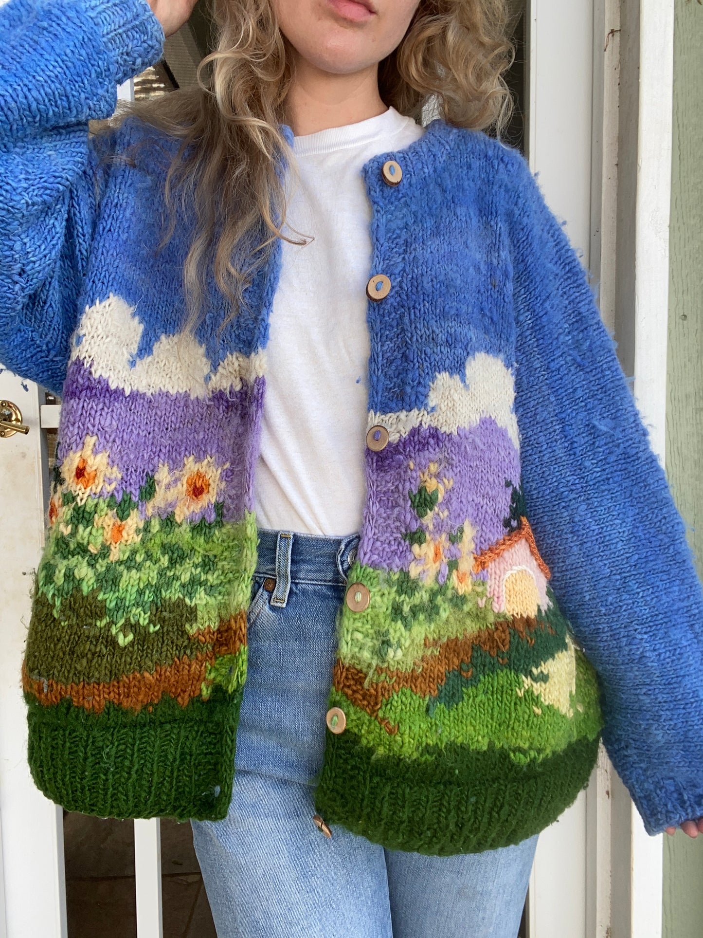 Violeta Chilean Cardigan Sweater