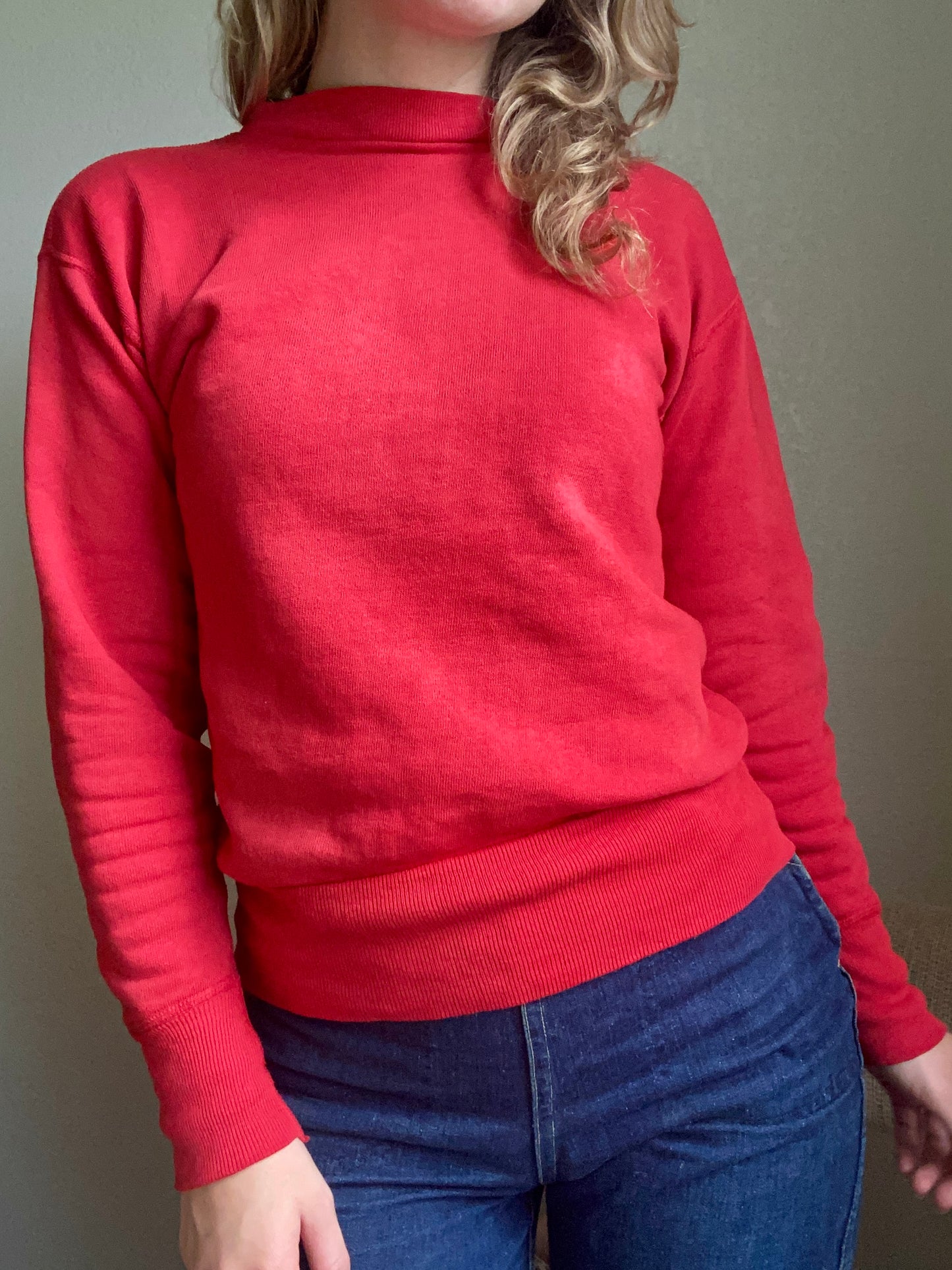 1960s Brent Red Sweatshirt