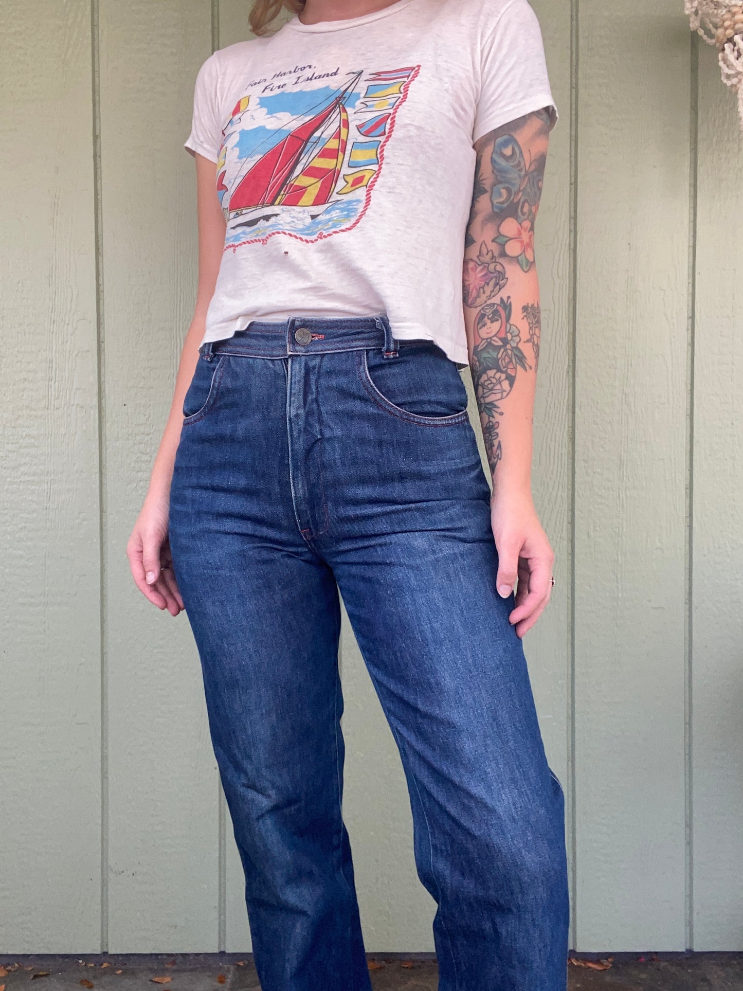 1980s Halston III Straight Leg Jeans