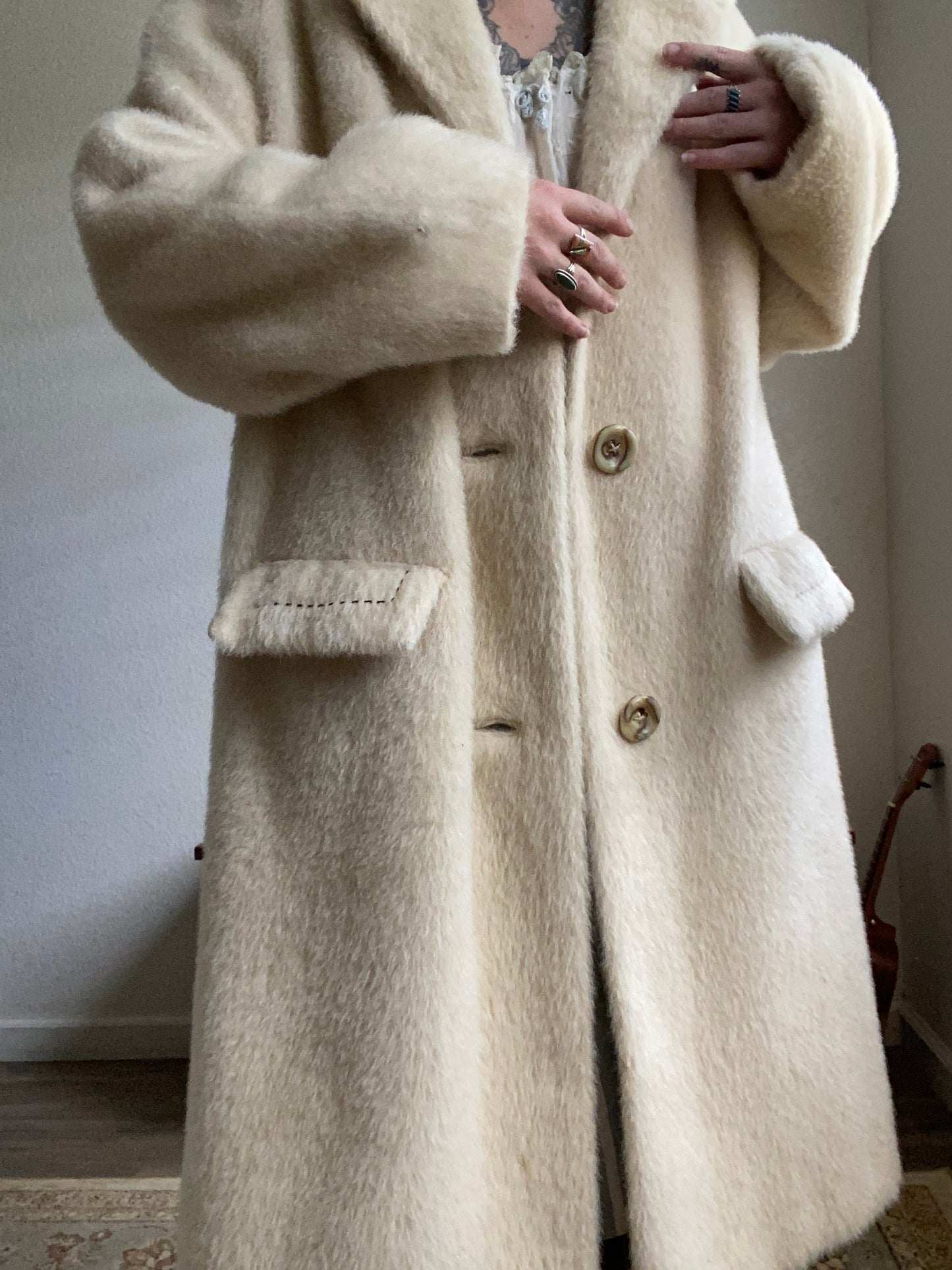 1960’s Miss Smith Ivory Luxury Mohair coat