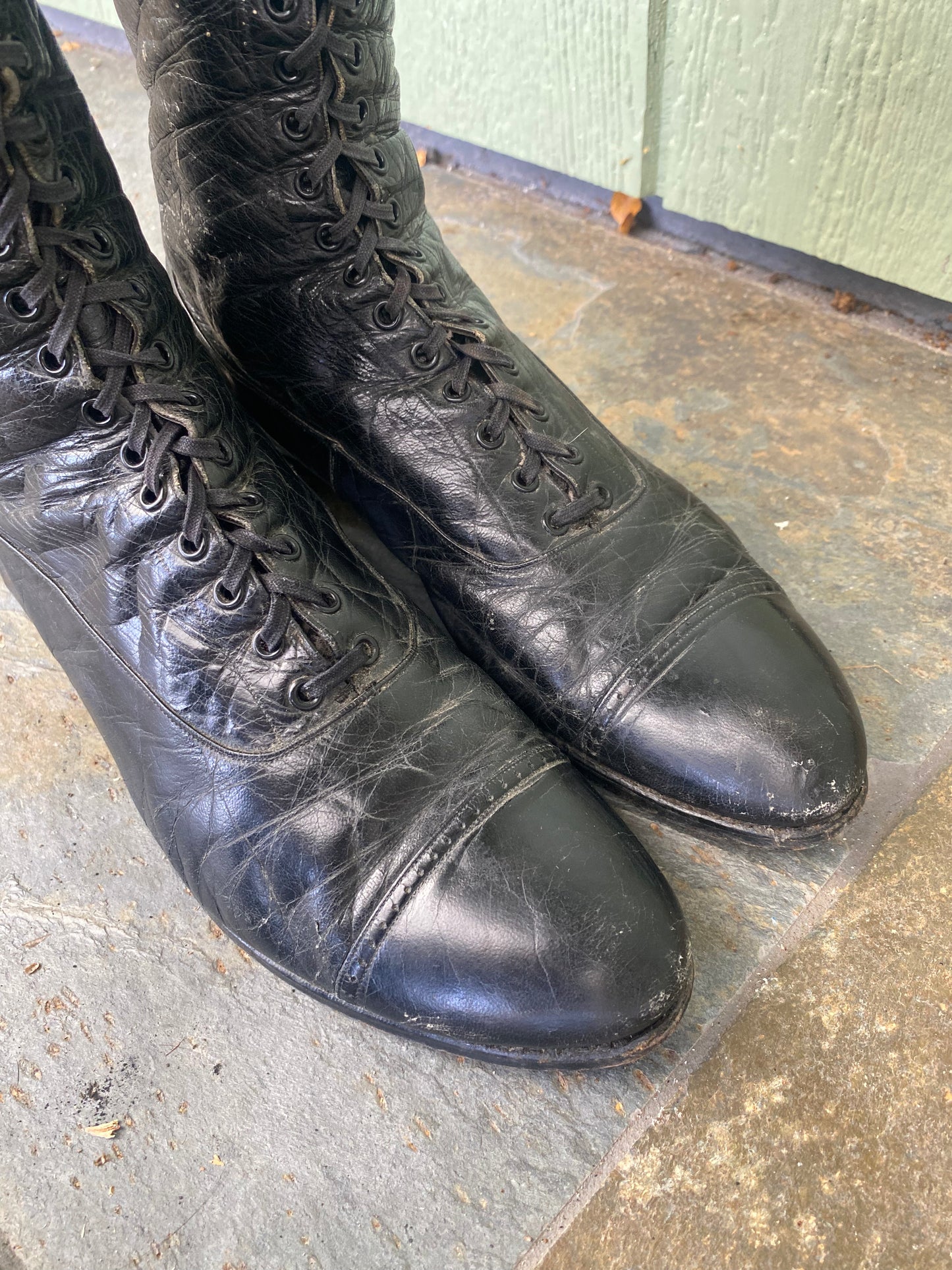 Antique Edwardian Lace Up Boots size 8 women’s