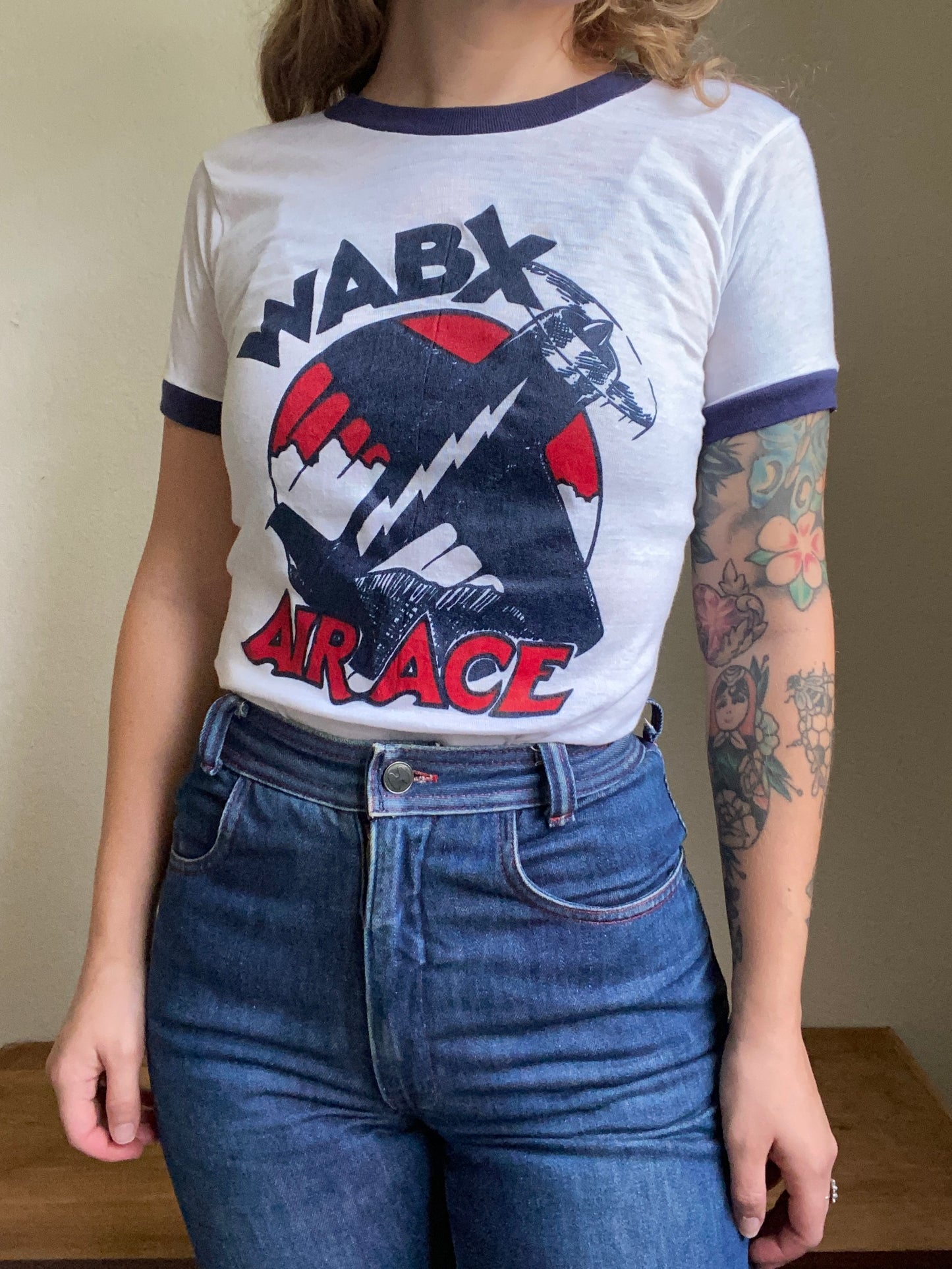 1960/70s “WABX Air Ace” T-Shirt