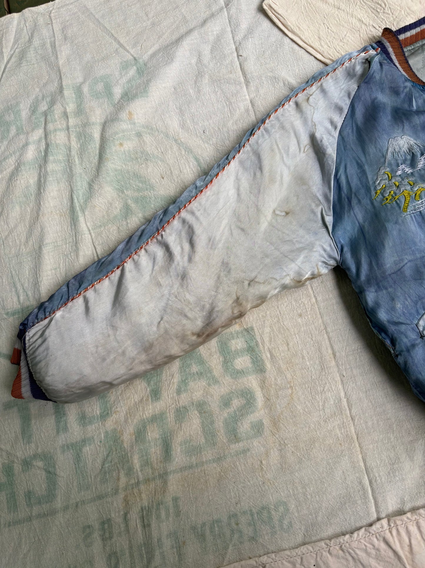 1940s WWII Sukajan Reversible Souvenir Jacket Kids Large or Women’s XS