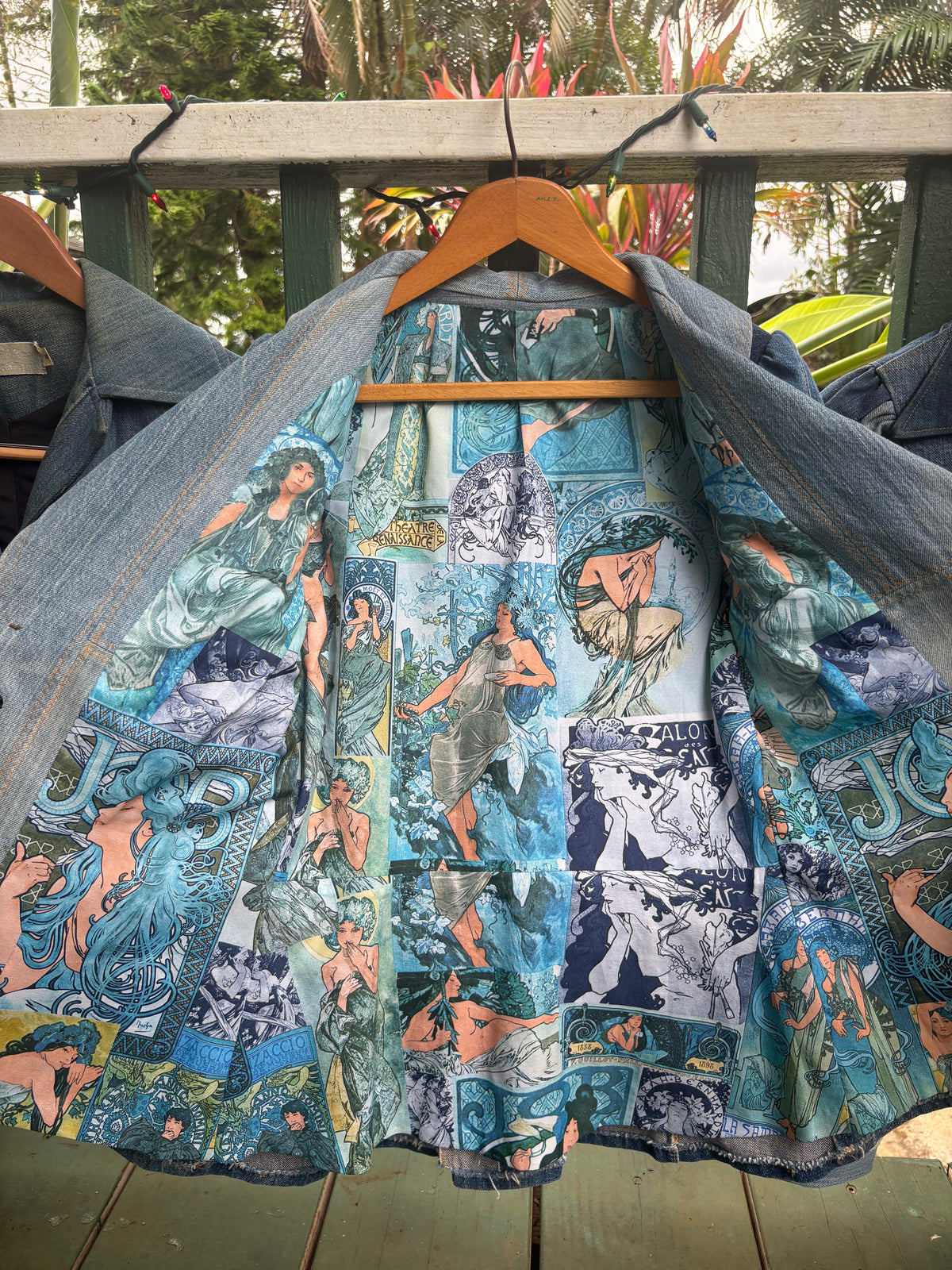1970s Patchwork Selvedge Denim Jacket small/medium
