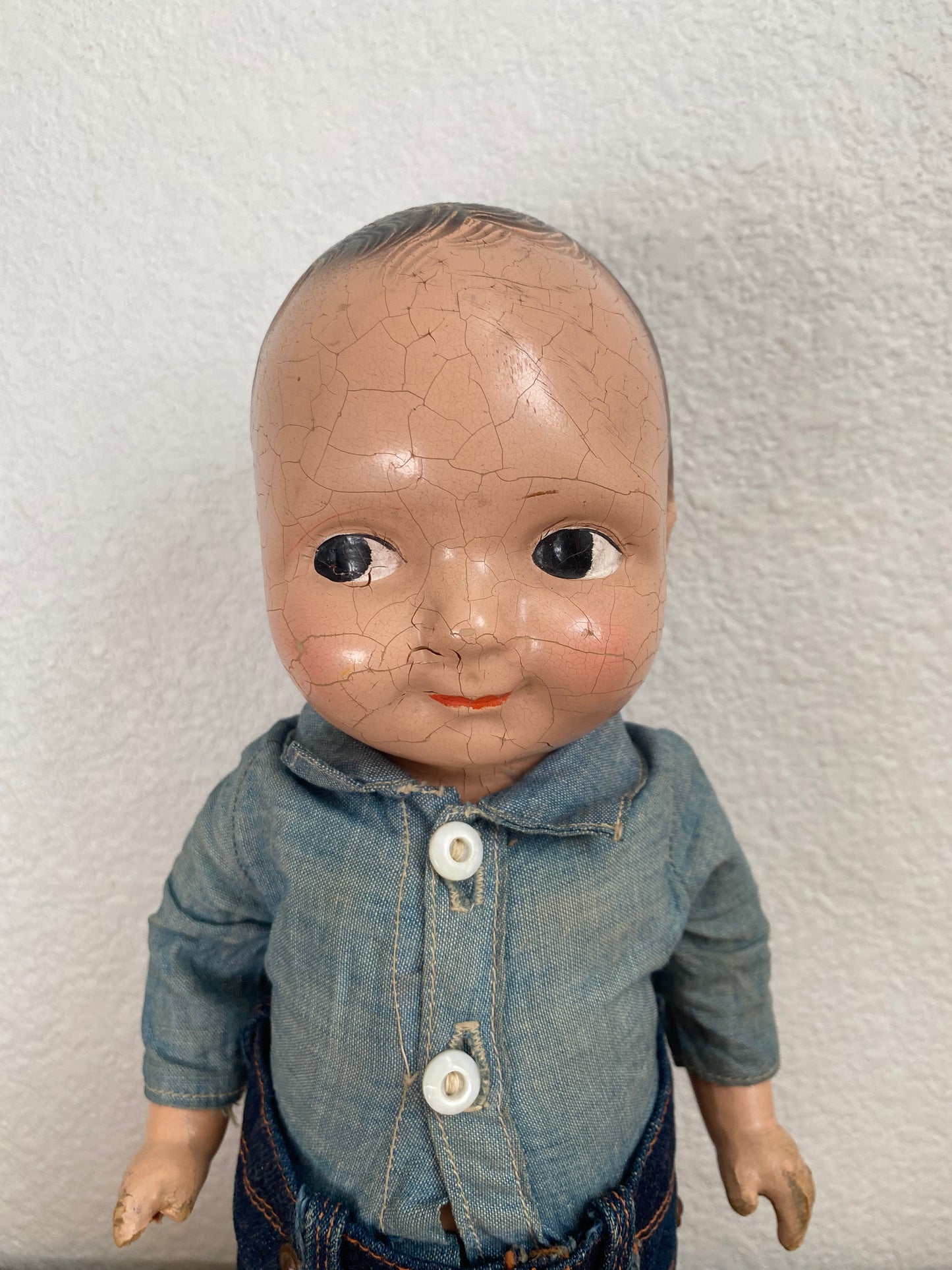 1940s Buddy Lee Composition Doll 12”