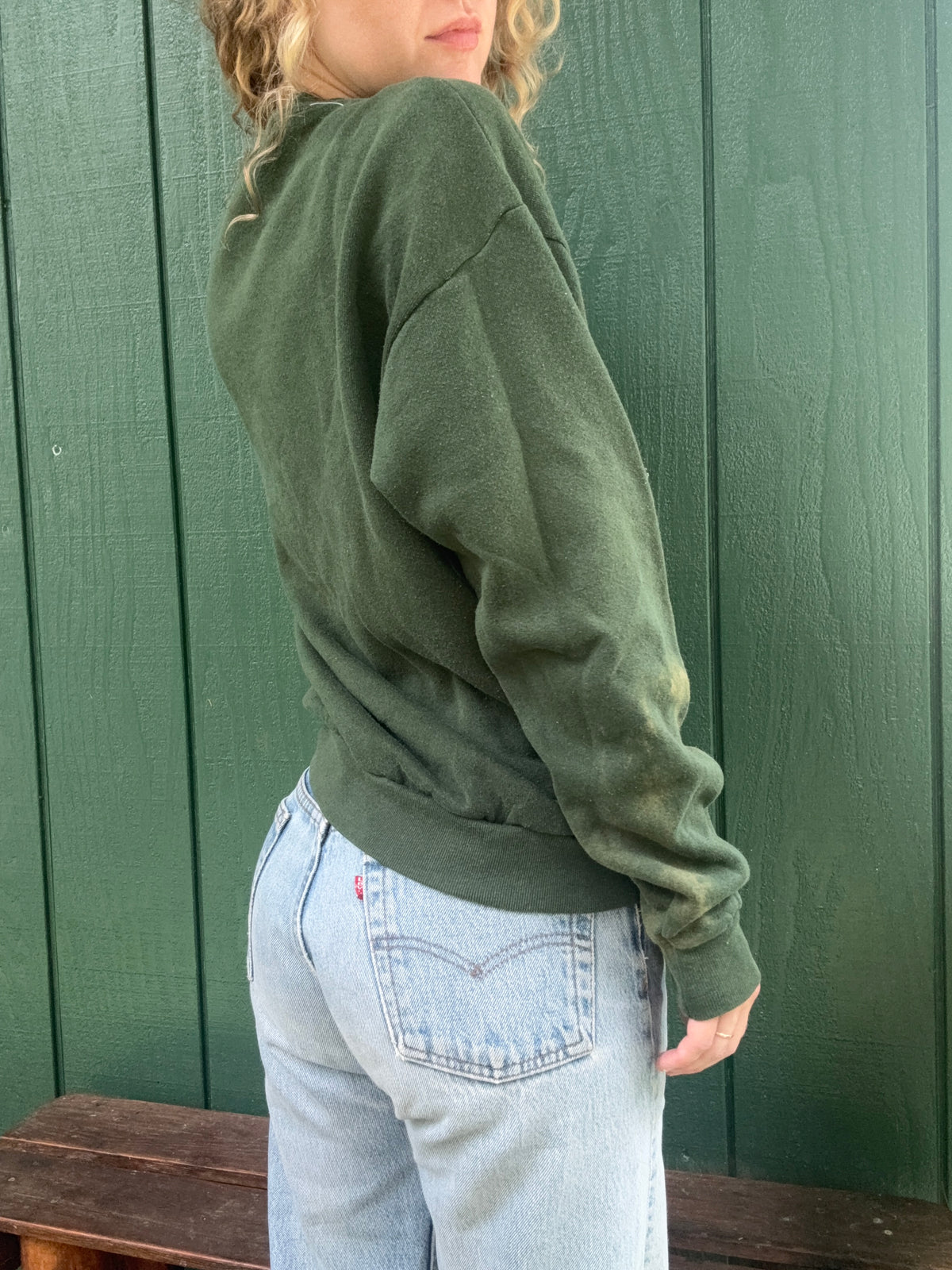 1990s Tultex Disney Mickey Mouse Florida green sweatshirt Medium