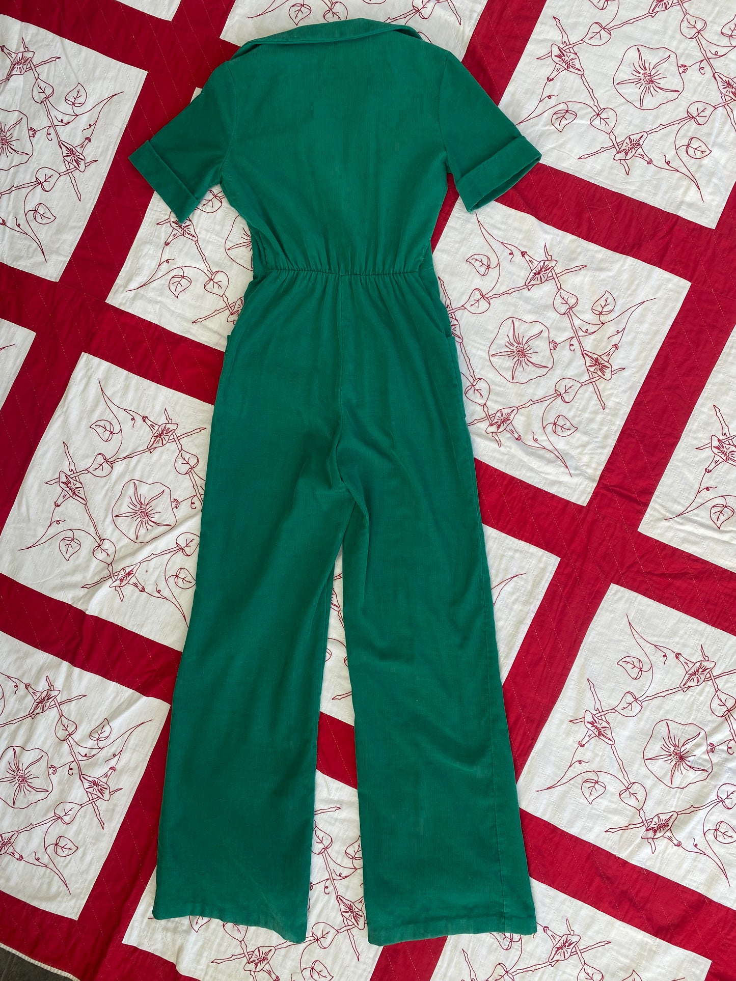 1970’s Green Corduroy Jumpsuit