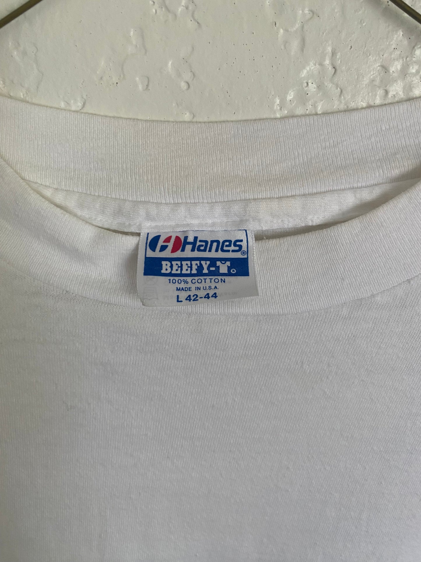 1990s Hanes Apricot Computers Electronic t shirt Large