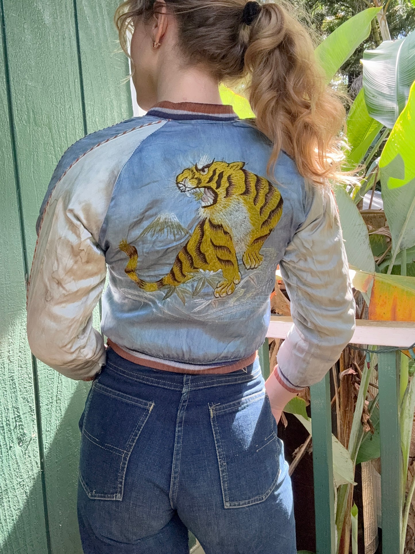 1940s WWII Sukajan Reversible Souvenir Jacket Kids Large or Women’s XS