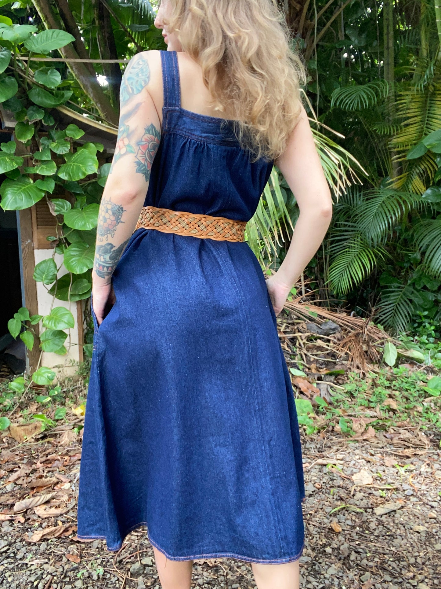 1980s Deadstock Miss Joni California Denim Dress