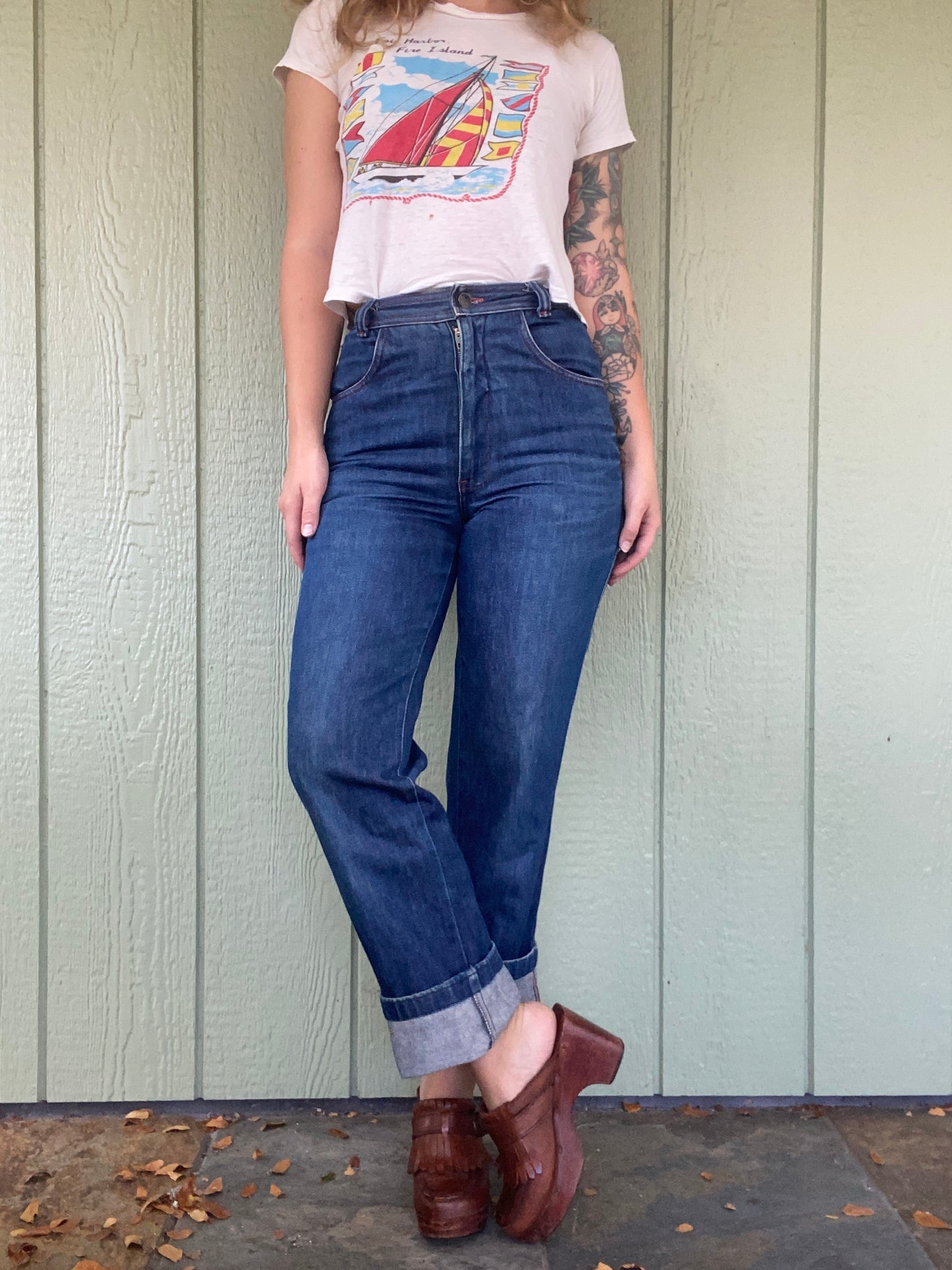 1980s Halston III Straight Leg Jeans