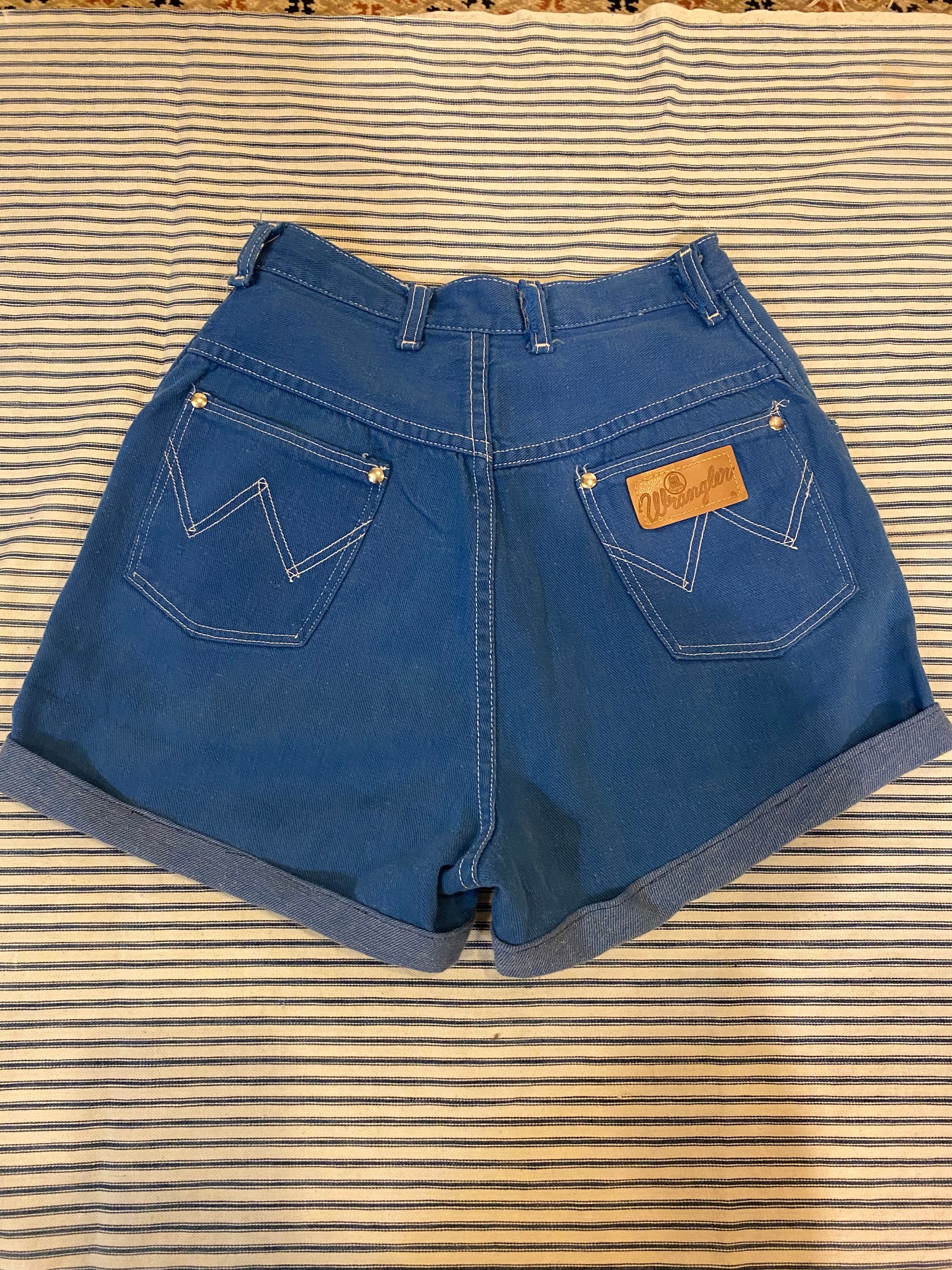 1950s 1960s Blue Bell Wrangler Denim Shorts