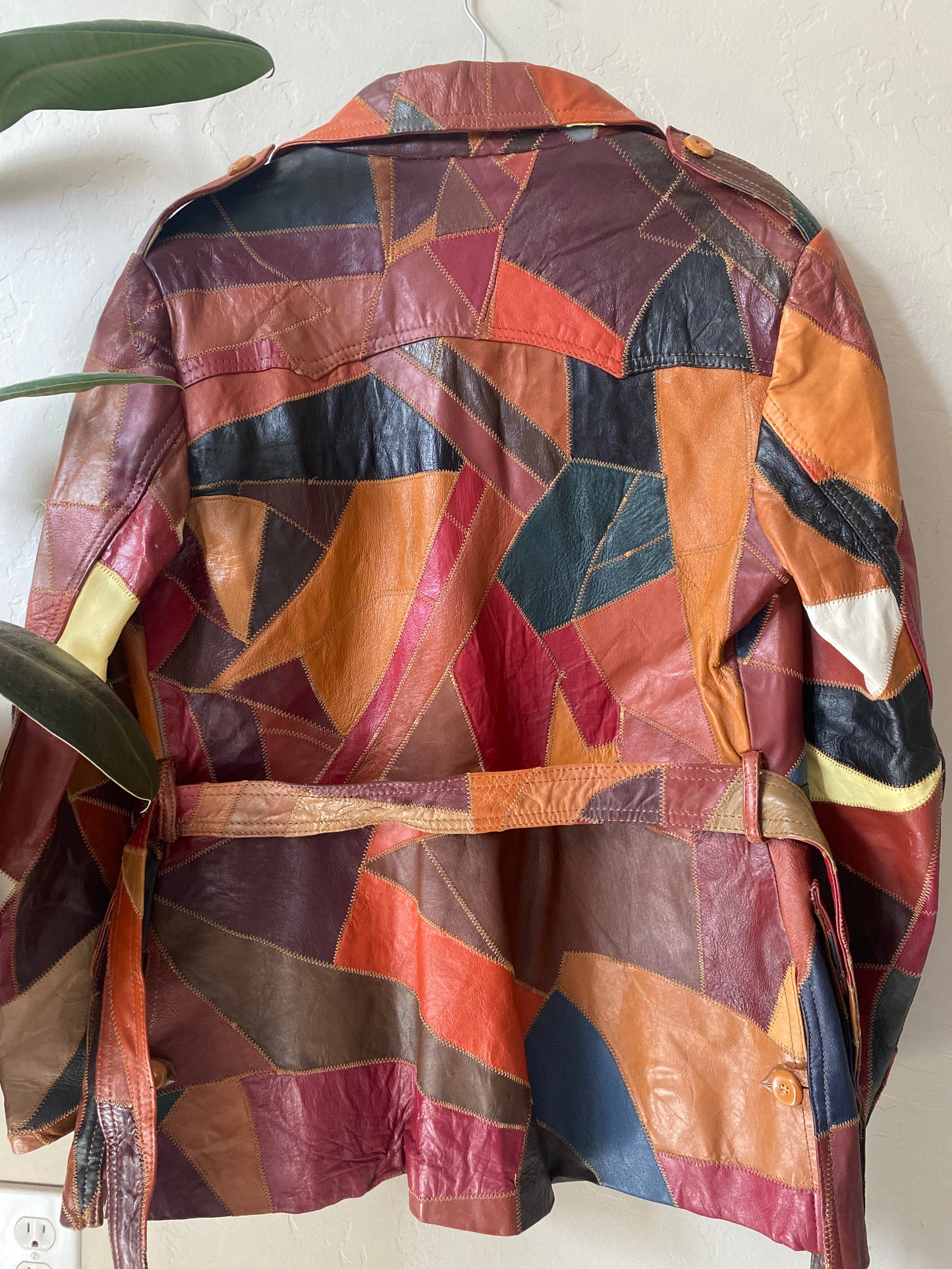 1970s Patchwork Leather Jacket