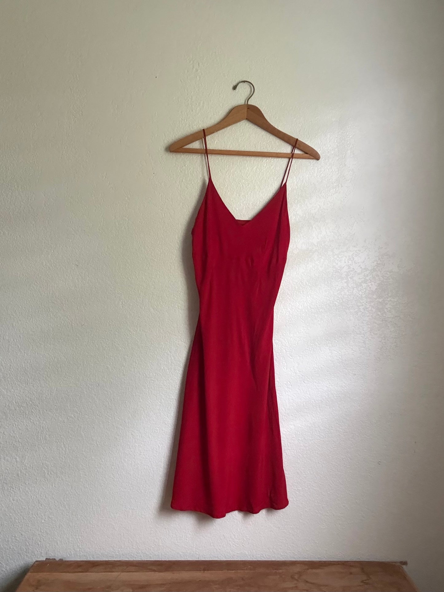 1990s Kamellia by P.R. Red Cocktail dress Medium