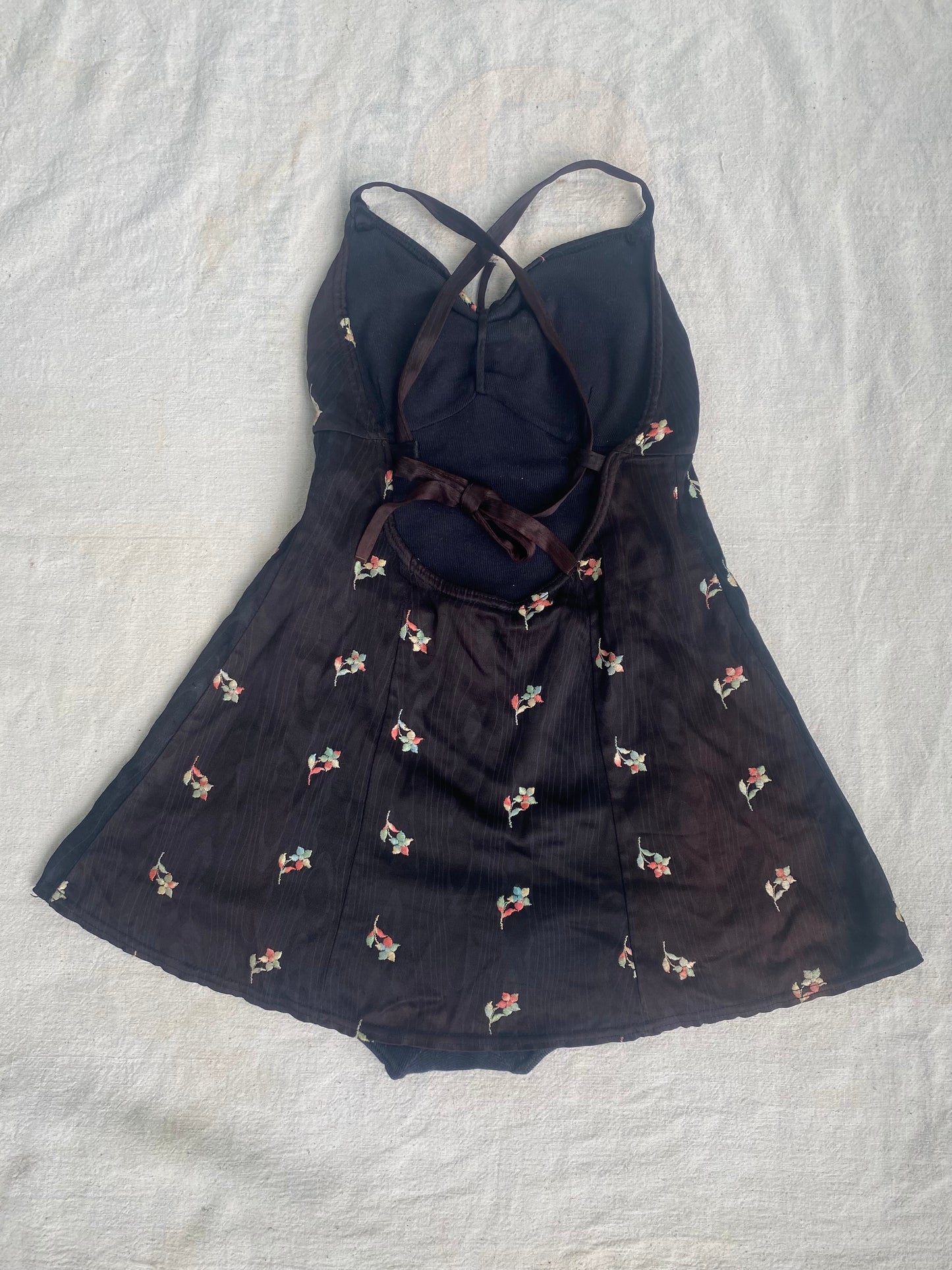 1940s Catalina Floral Playsuit Swimsuit size 36