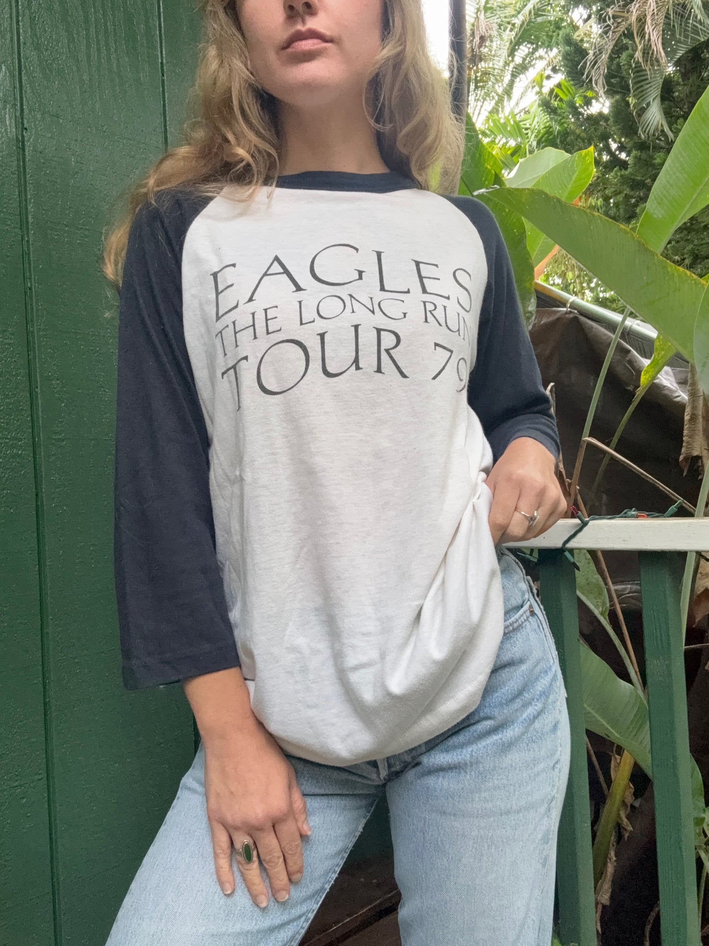 1970s The Eagles The Long Run Tour 1979 Raglan Large