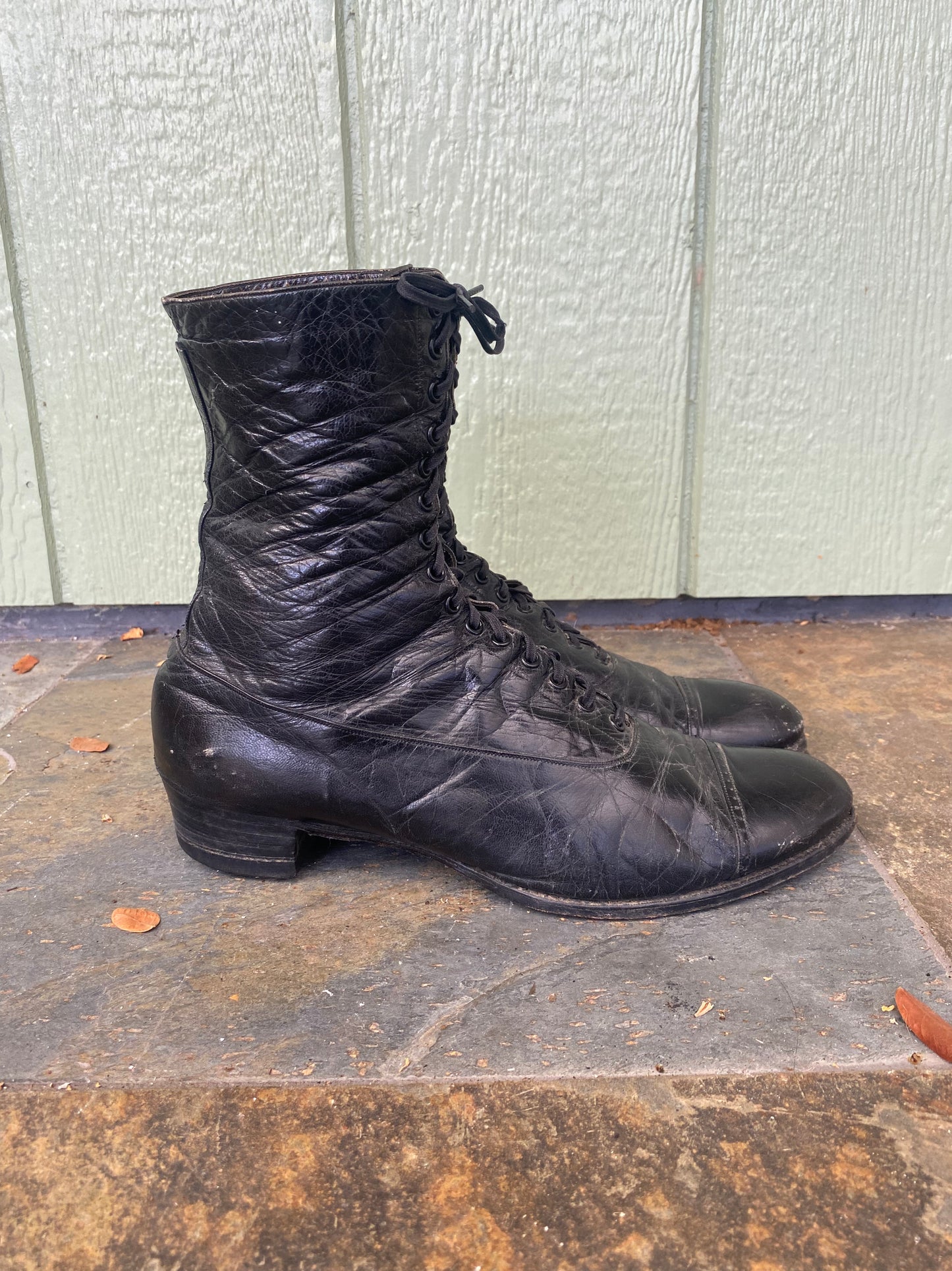 Antique Edwardian Lace Up Boots size 8 women’s