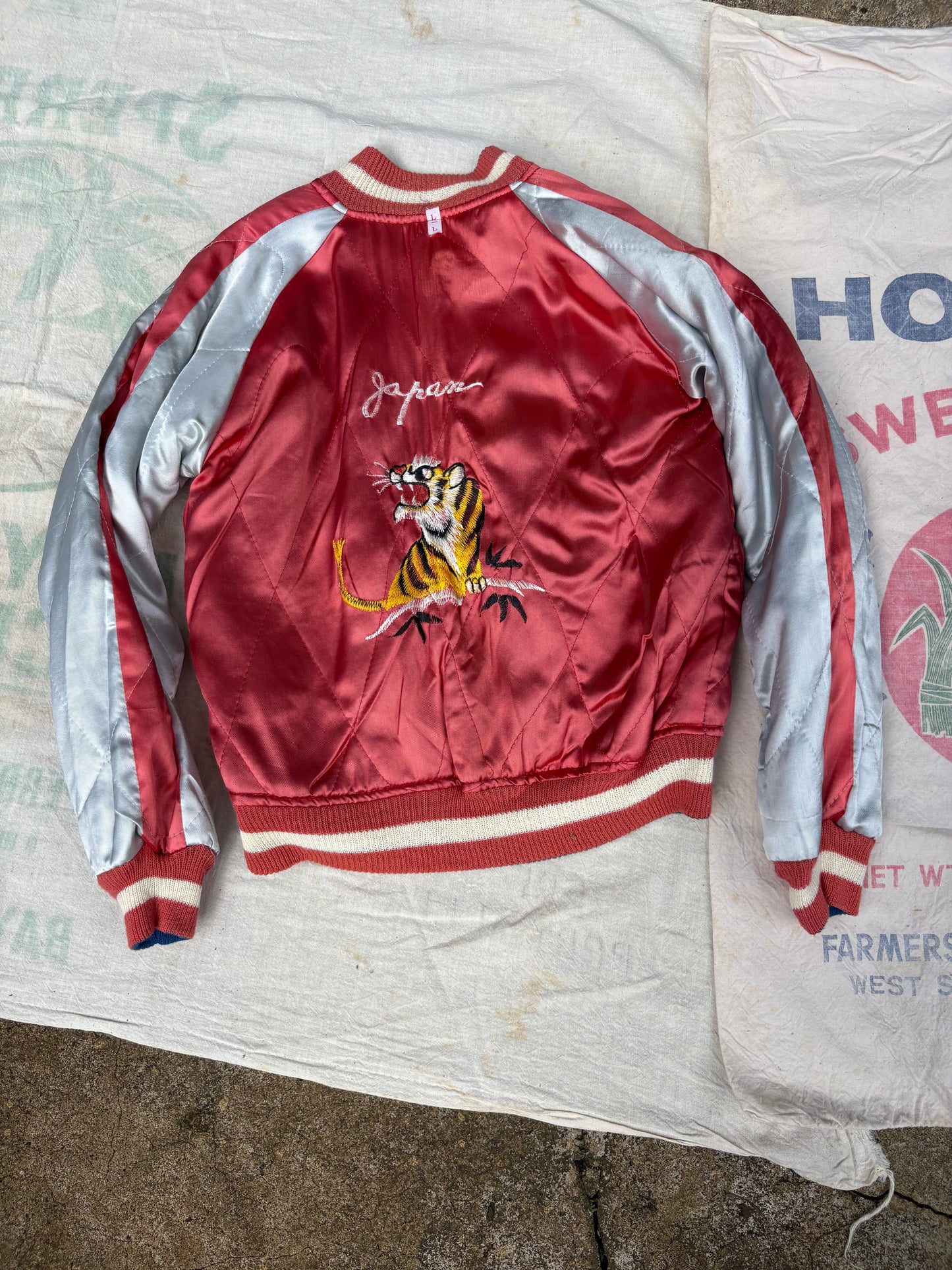 1950s Deadstock WWII Japan Reversible Bomber Jacket Size Small