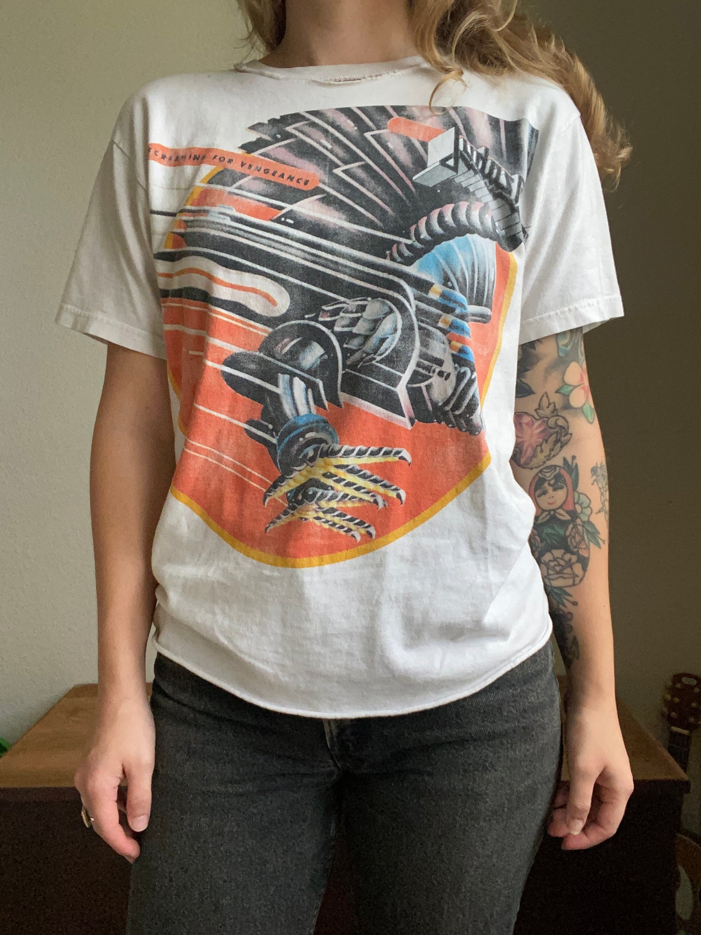 1980s Judas Priest Screaming for Vengeance tour t shirt